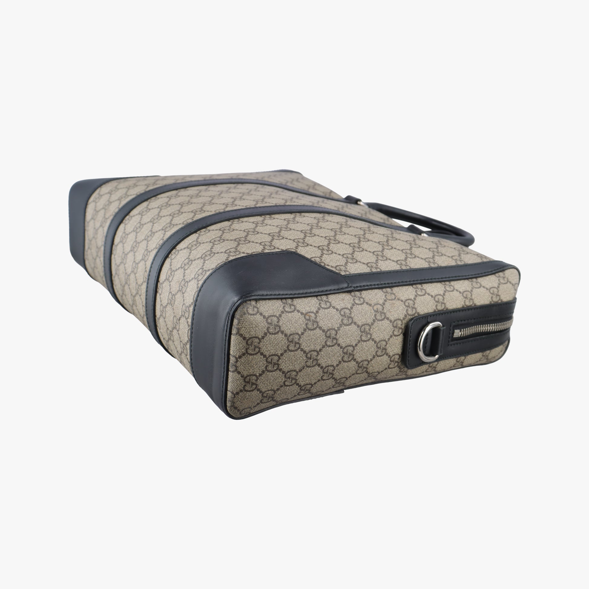 KALEIDO Beige x black PVC coated canvas 406384 A018906469カレイド ベージュ×ブラック PVCコーティングキャンバス 406384 A018906469