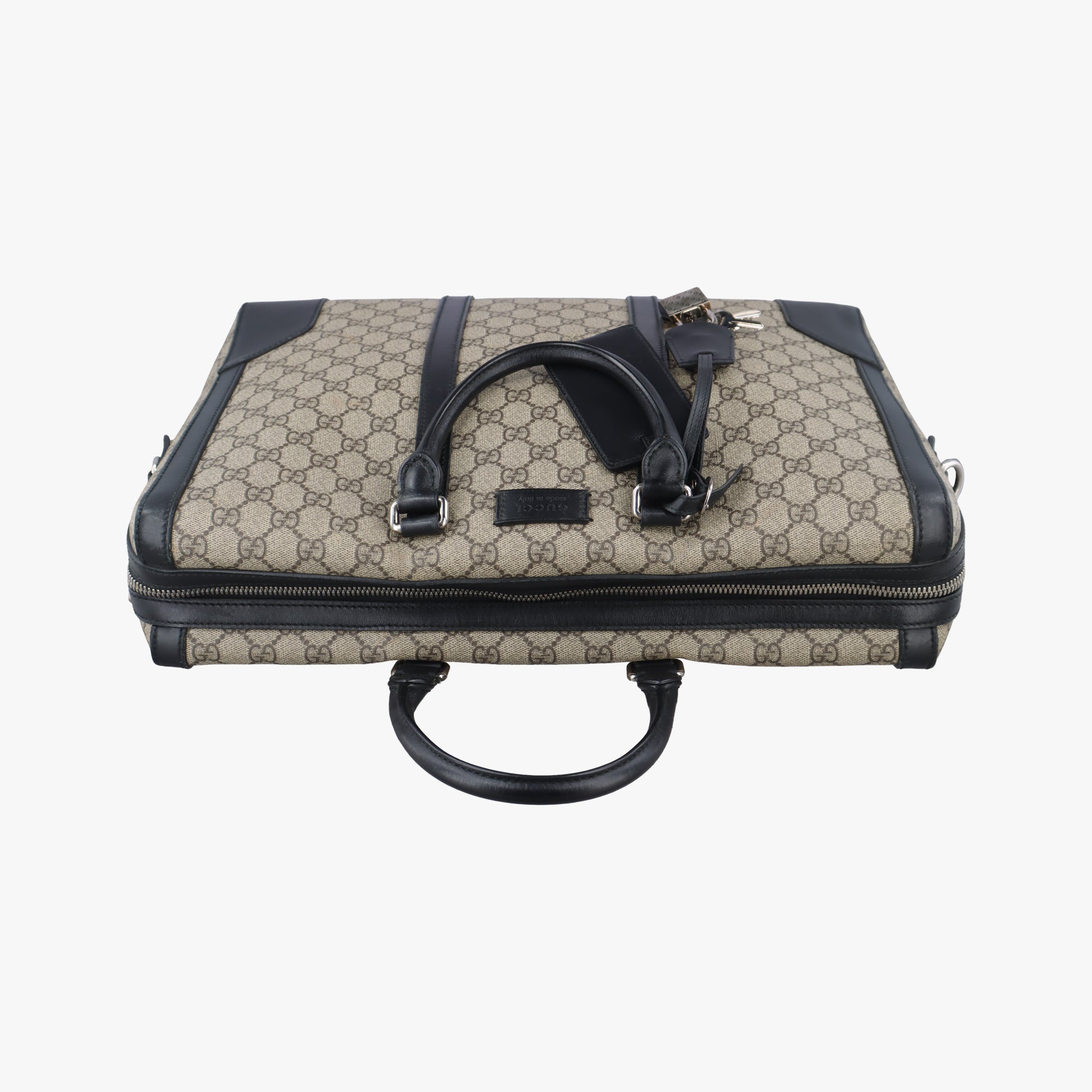 KALEIDO Beige x black PVC coated canvas 406384 A018906469カレイド ベージュ×ブラック PVCコーティングキャンバス 406384 A018906469