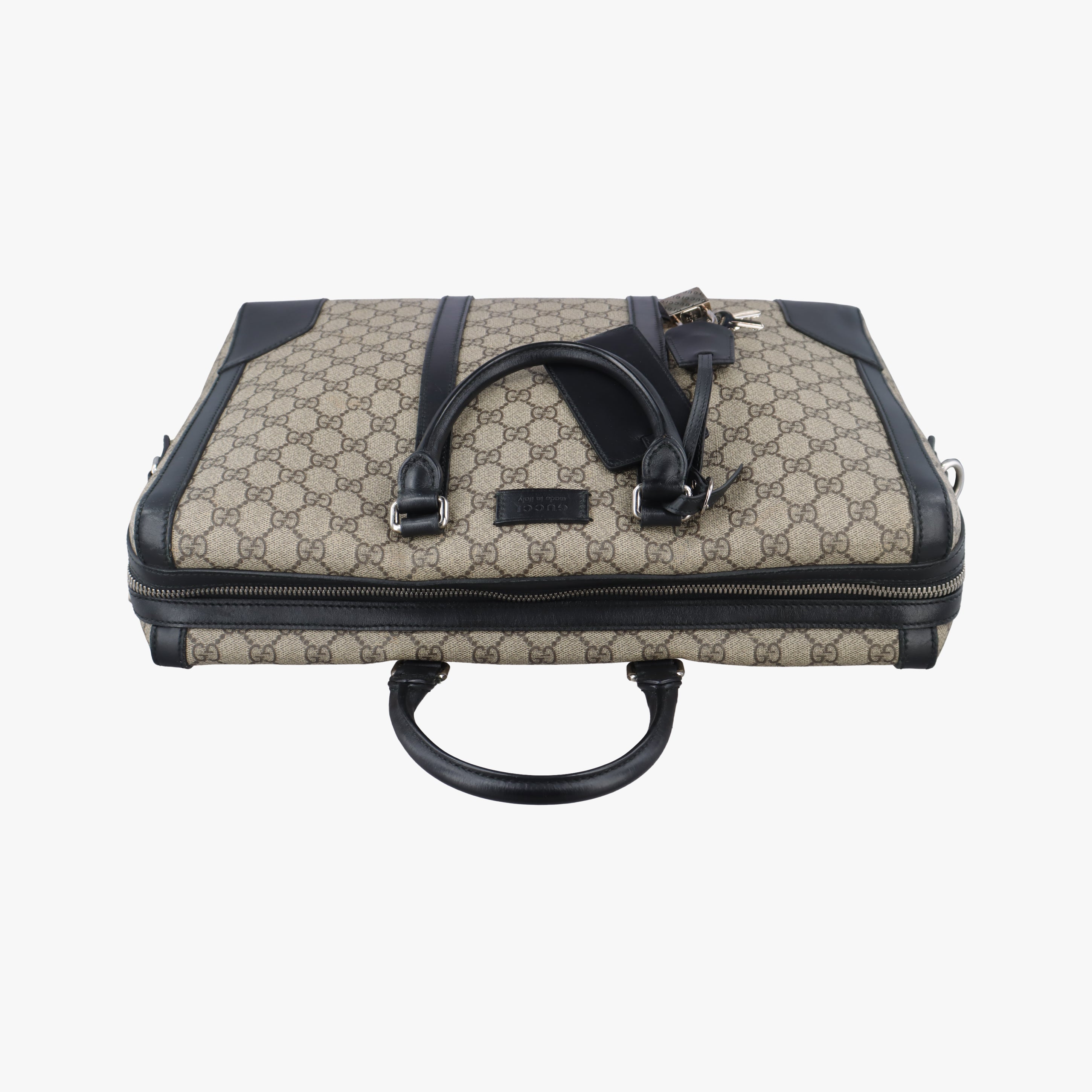 KALEIDO Beige x black PVC coated canvas 406384 A018906469カレイド ベージュ×ブラック PVCコーティングキャンバス 406384 A018906469