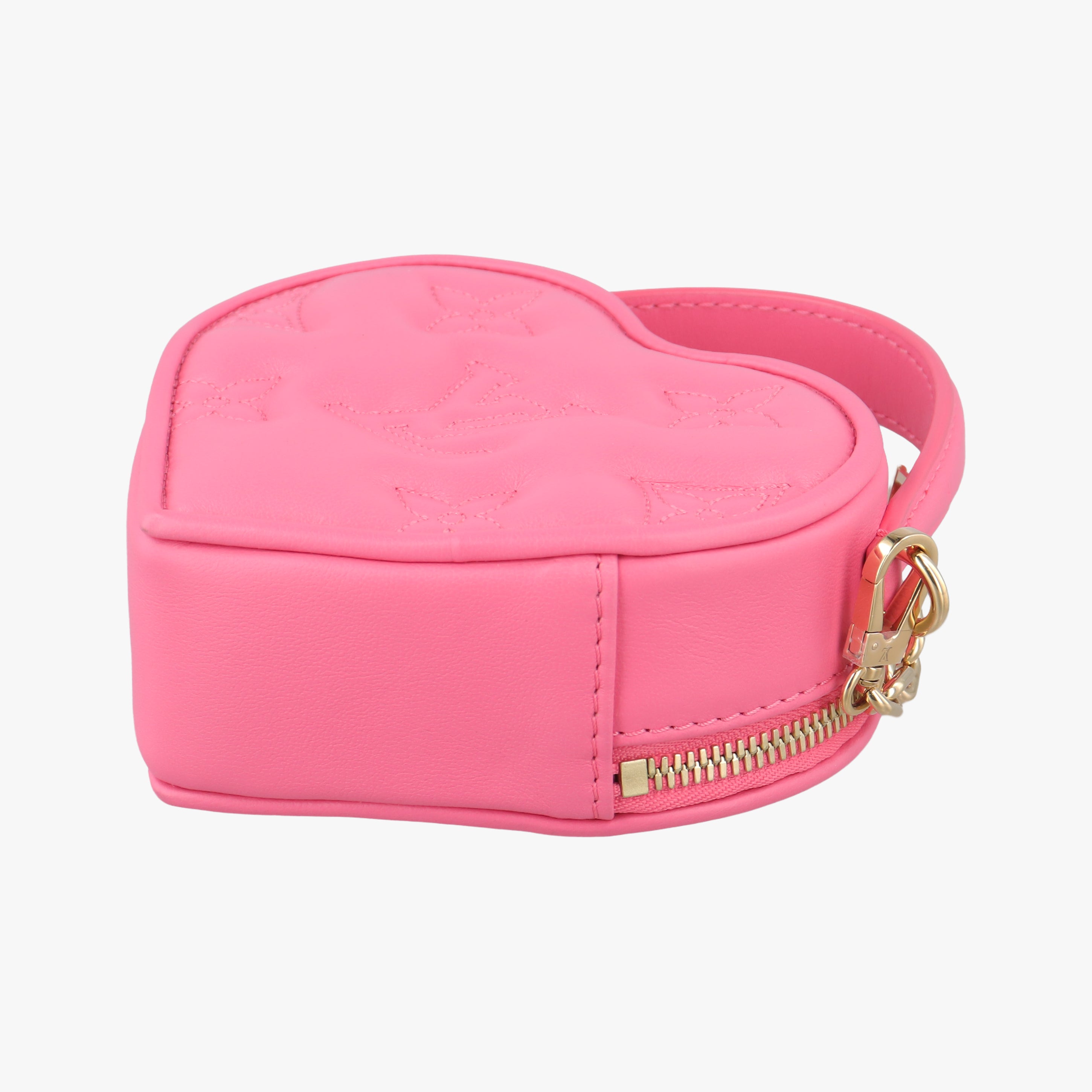 Pop My Heart Pouch dragon fruit Leather M81893 IC Chipポップマイハート ポーチ ドラゴンフルーツ レザー M81893 ICチップ