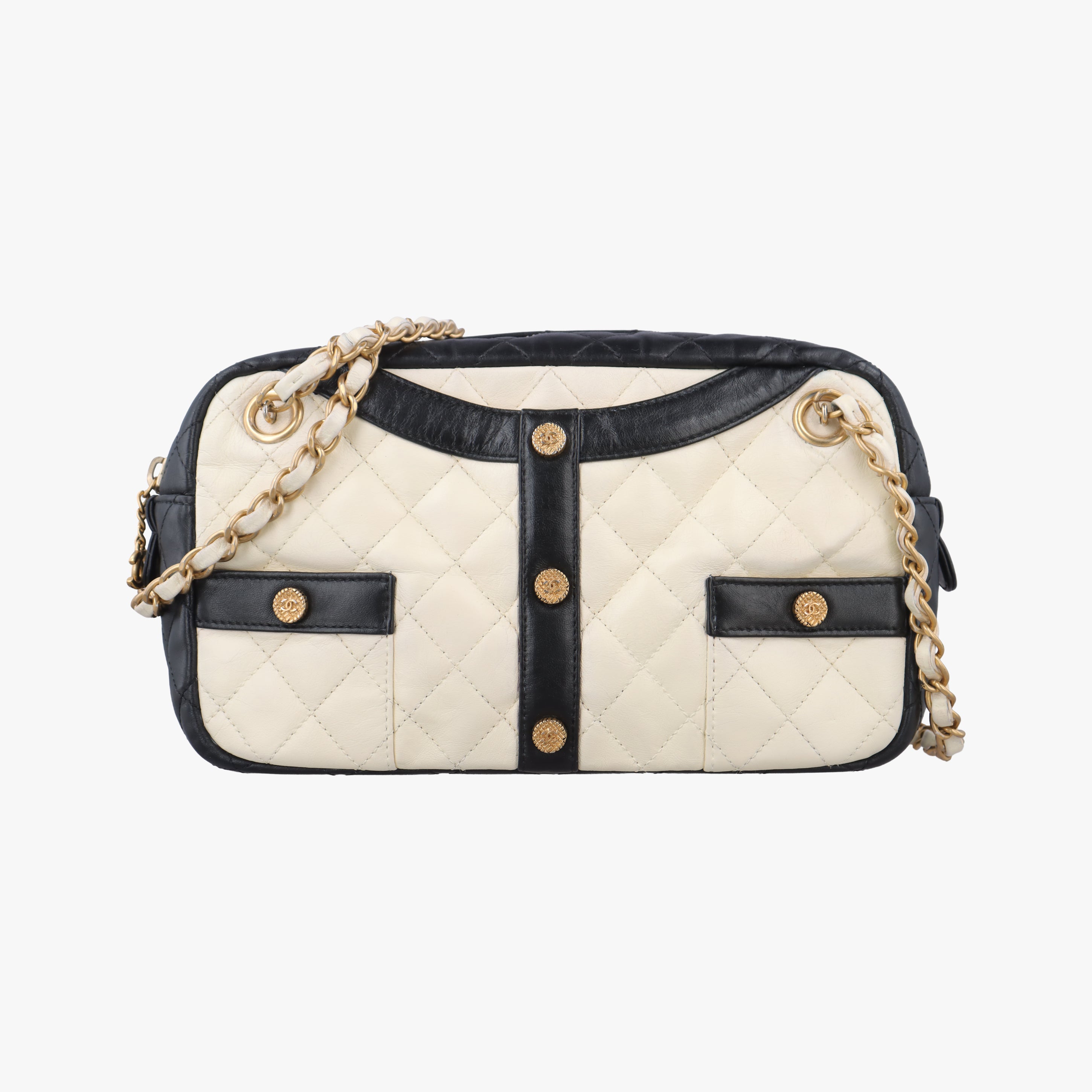 Girl White x Black Leather A91407 23392087ガール ホワイト×ブラック レザー A91407 23392087