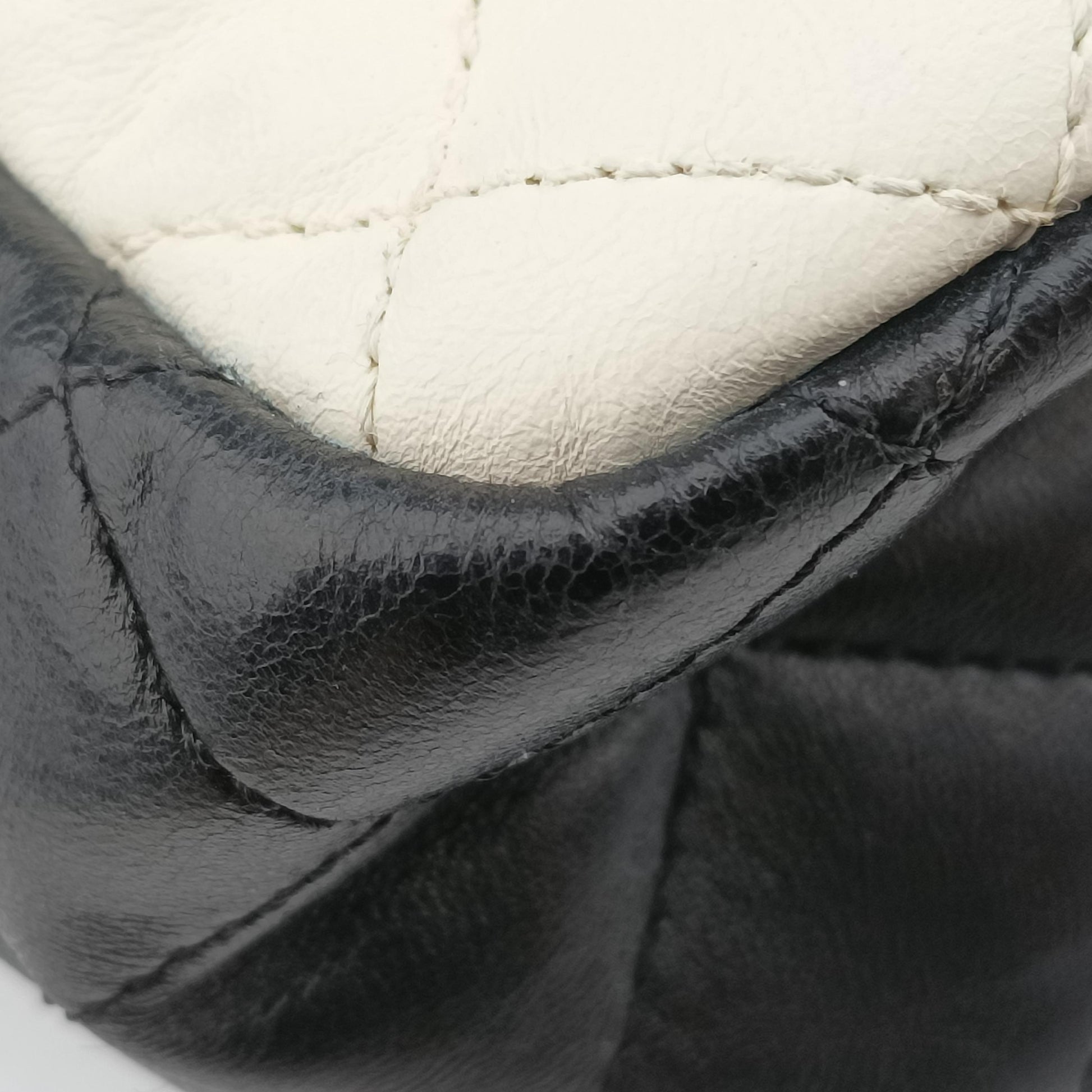 Girl White x Black Leather A91407 23392087ガール ホワイト×ブラック レザー A91407 23392087