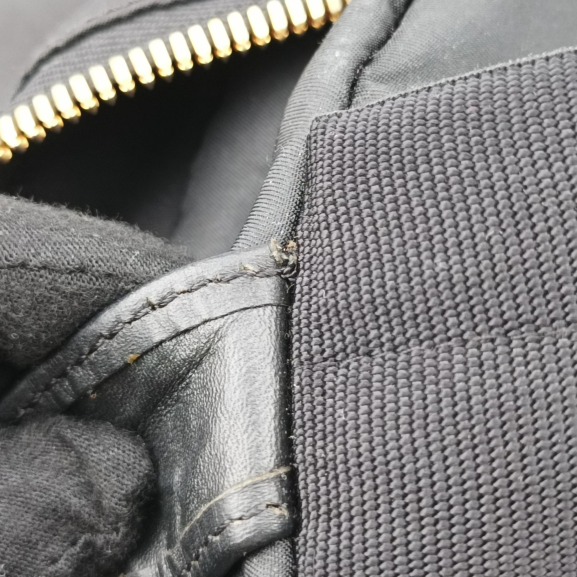 La Medusa Black Leather×nylon Lot number unknownラ メデューサ ブラック レザー×ナイロン 製番不明