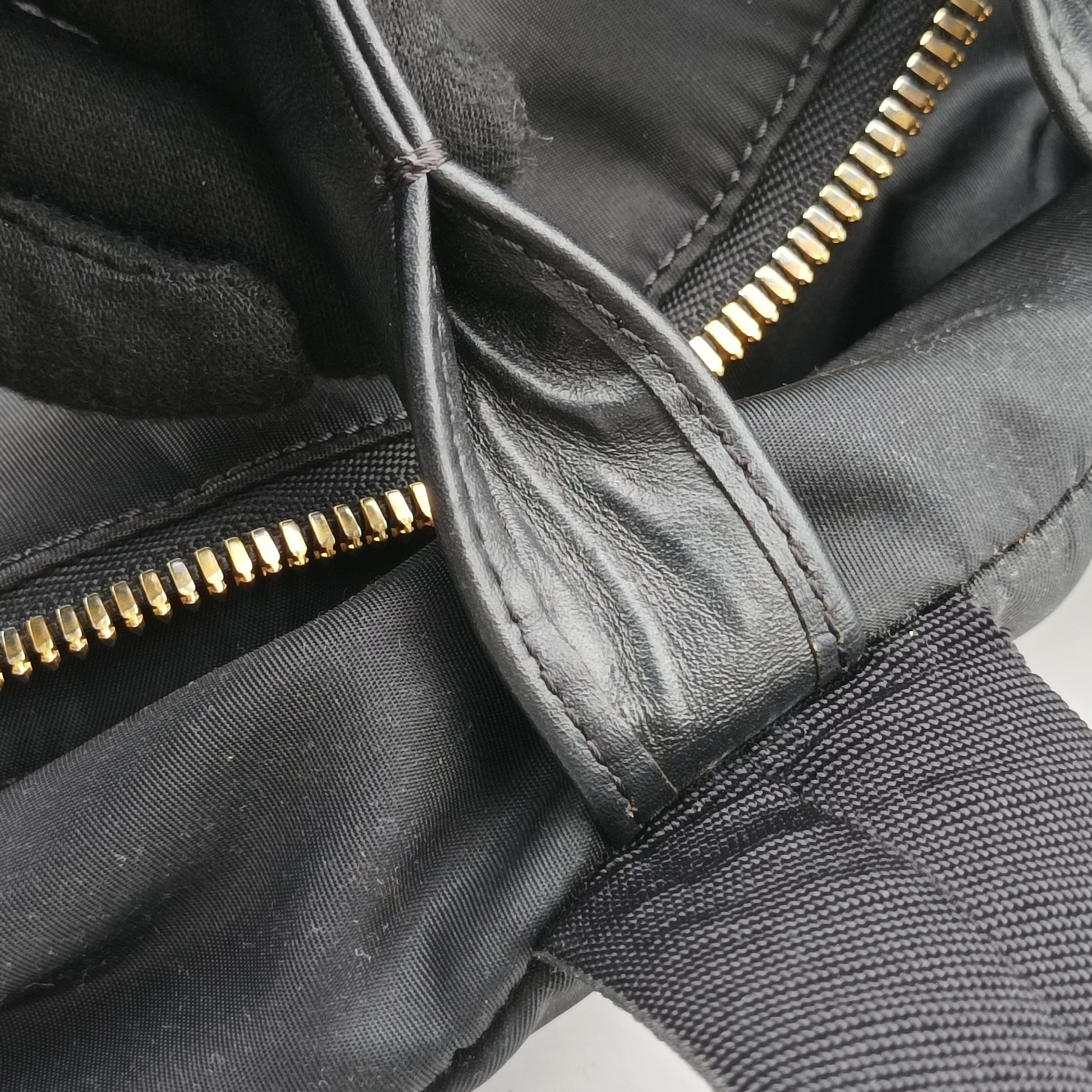 La Medusa Black Leather×nylon Lot number unknownラ メデューサ ブラック レザー×ナイロン 製番不明