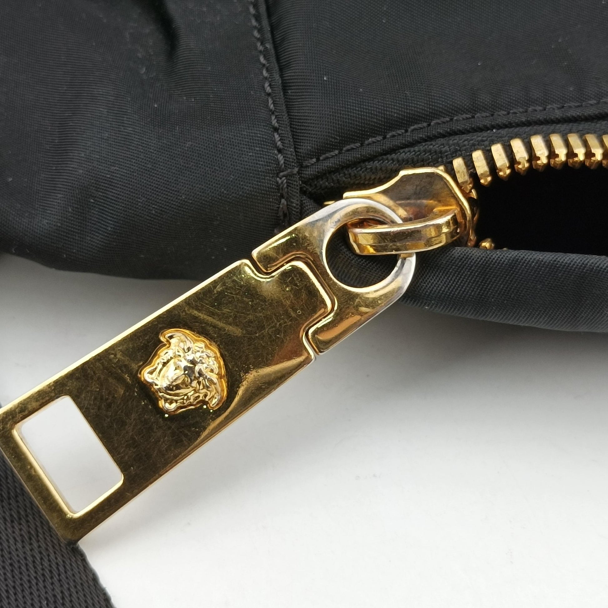 La Medusa Black Leather×nylon Lot number unknownラ メデューサ ブラック レザー×ナイロン 製番不明