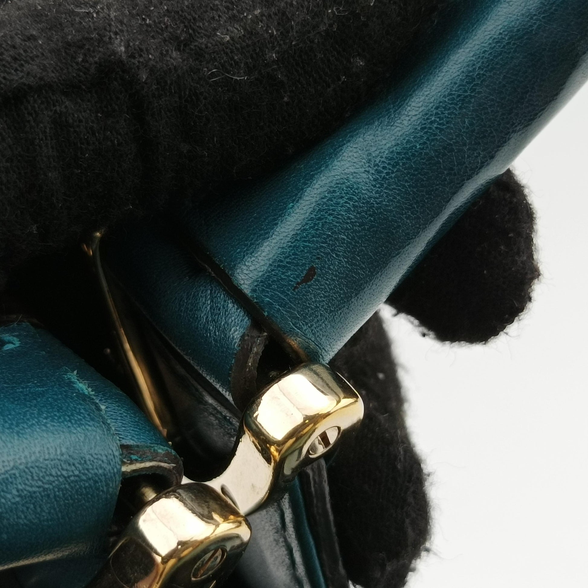 Stirrup Green Leather 277515 G010204405スティラップ グリーン レザー 277515 G010204405