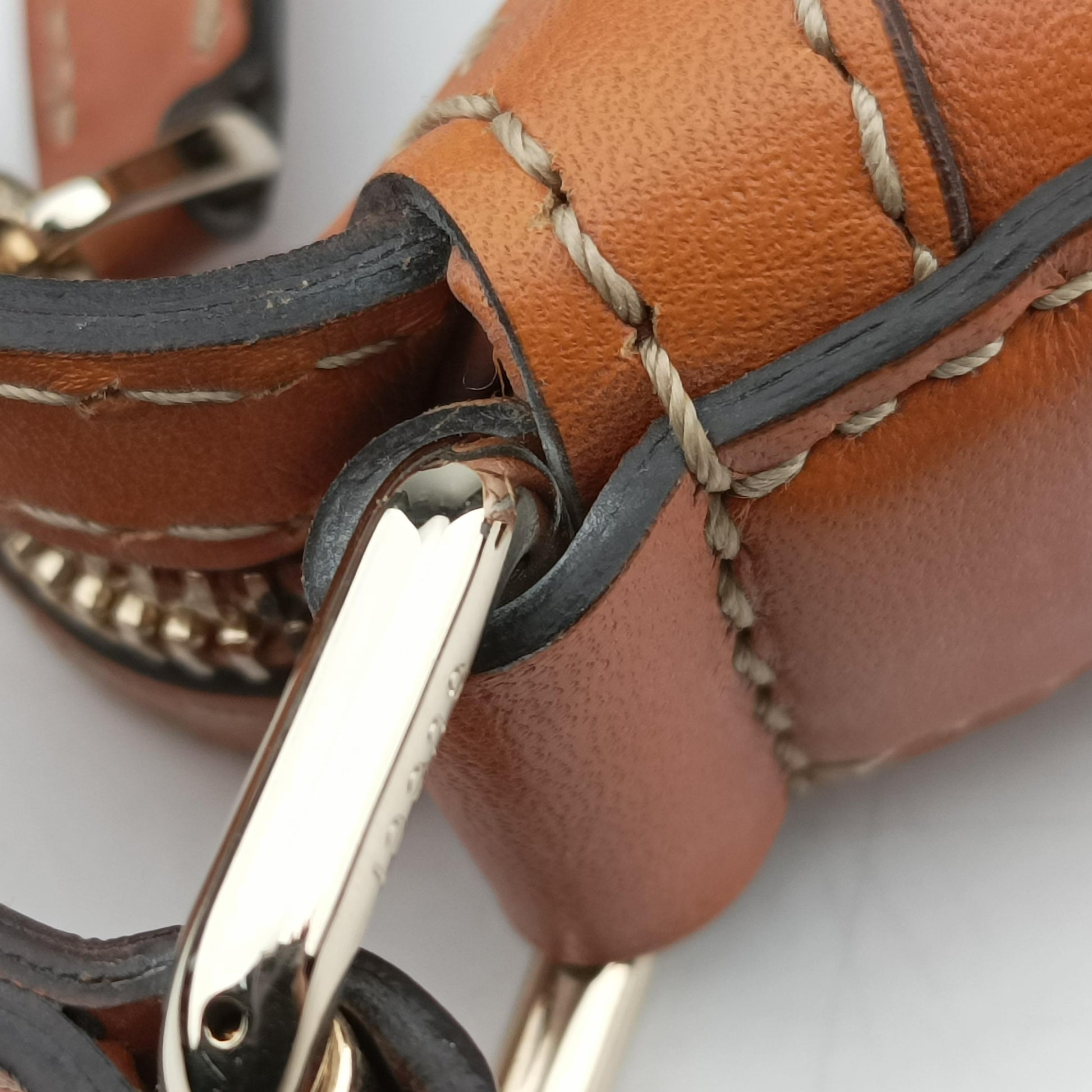 Heritage Horsebit Hobo Brown canvas x leather 247604 E8001682ヘリテージ ホースビット ホーボー ブラウン キャンバス×レザー 247604 E8001682