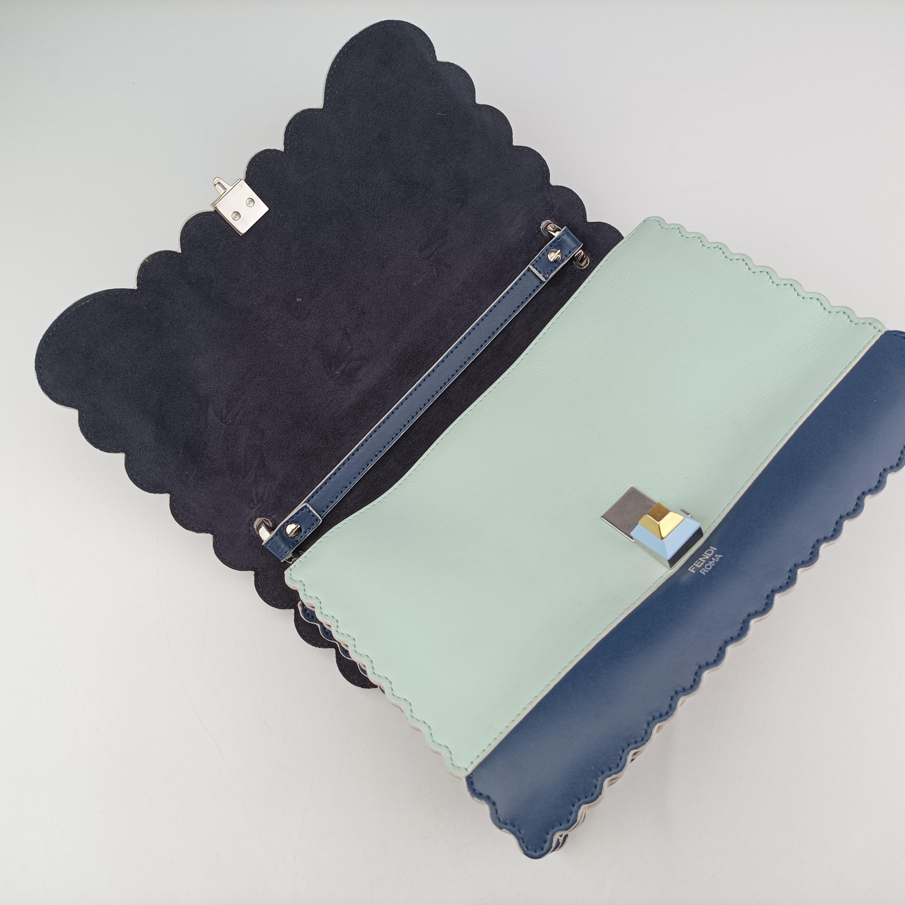 Kan I Blue×Multicolour Leather 8BT283 8BT283-OYA 178-0501キャナイ ブルー×マルチカラー レザー 8BT283 8BT283-OYA 178-0501