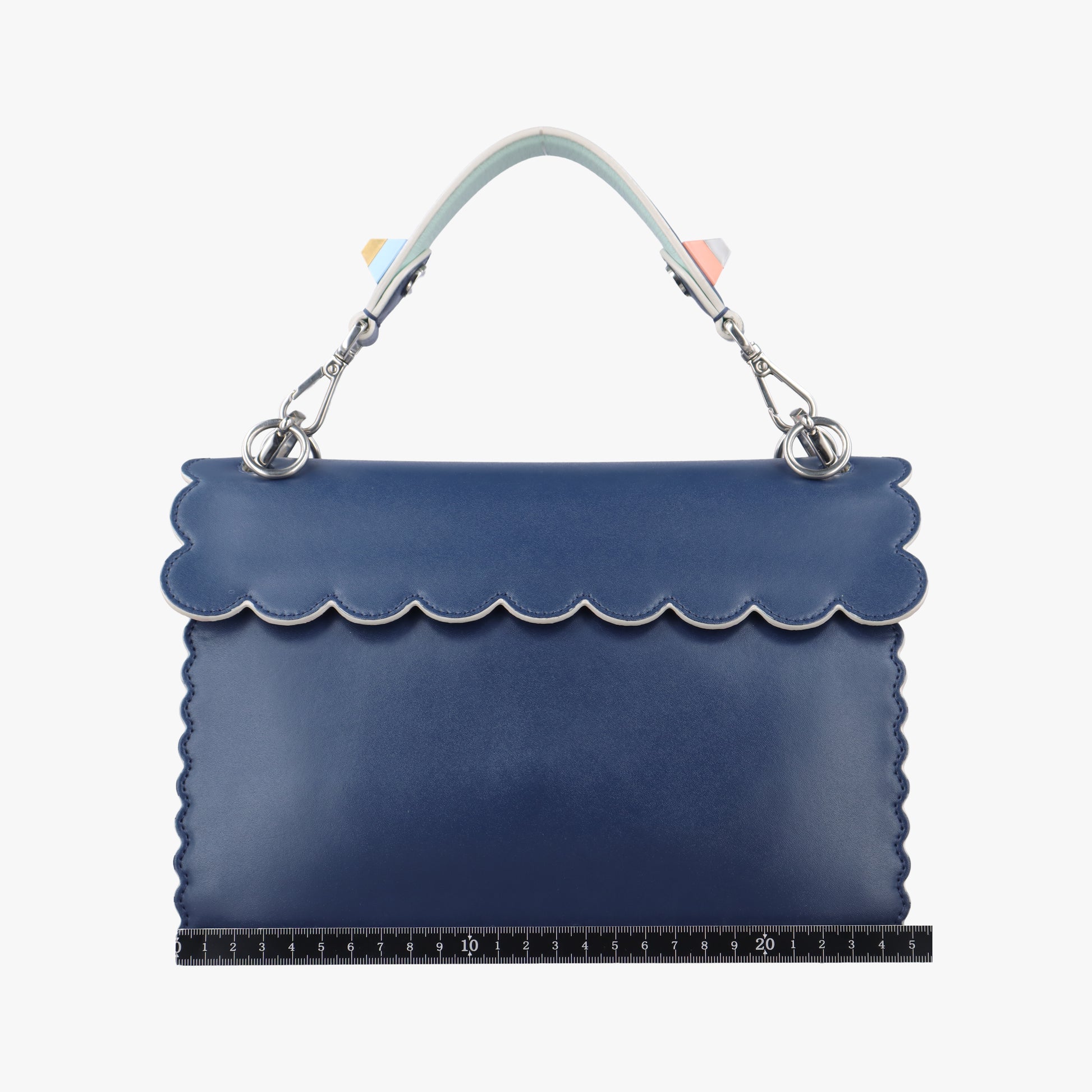 Kan I Blue×Multicolour Leather 8BT283 8BT283-OYA 178-0501キャナイ ブルー×マルチカラー レザー 8BT283 8BT283-OYA 178-0501