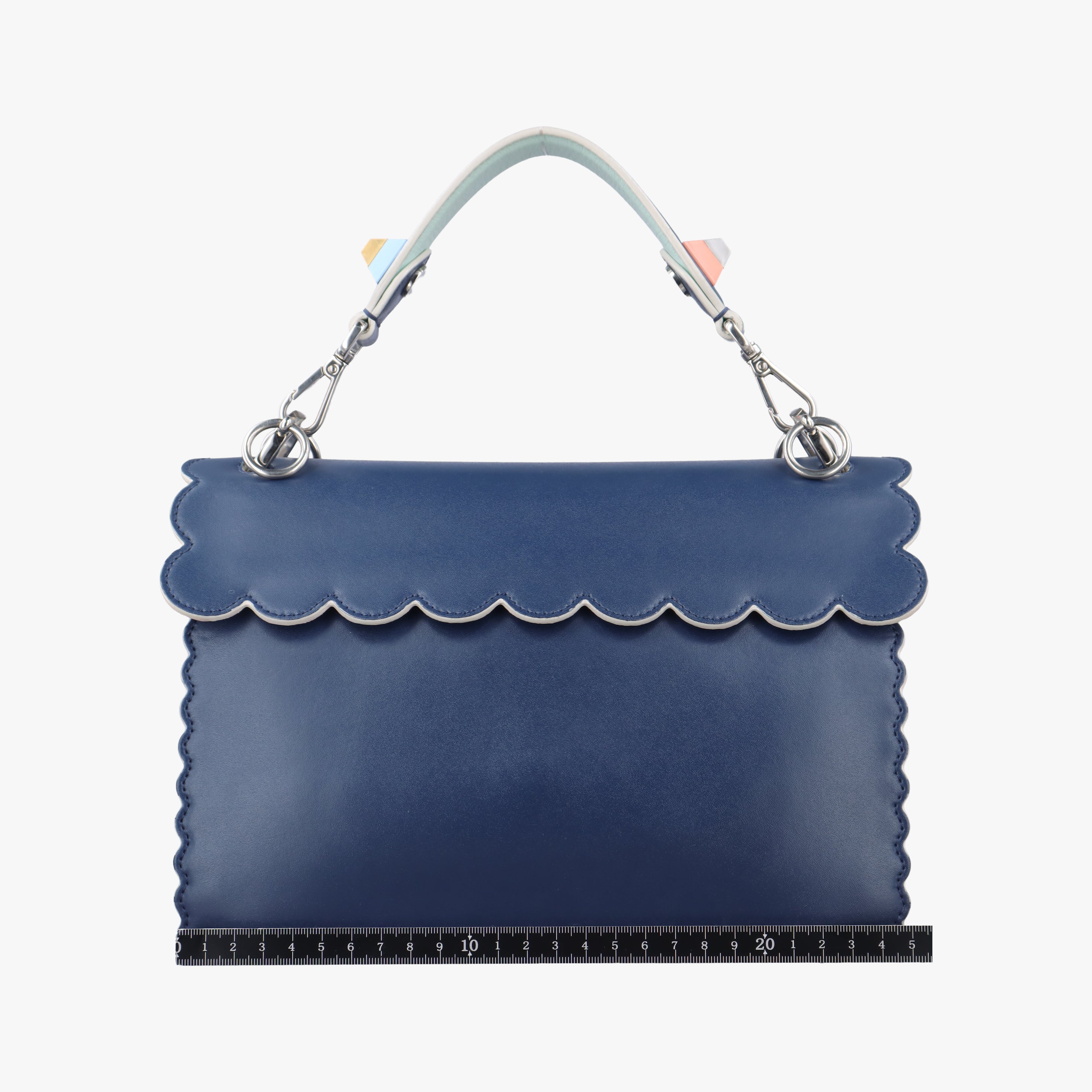 Kan I Blue×Multicolour Leather 8BT283 8BT283-OYA 178-0501キャナイ ブルー×マルチカラー レザー 8BT283 8BT283-OYA 178-0501