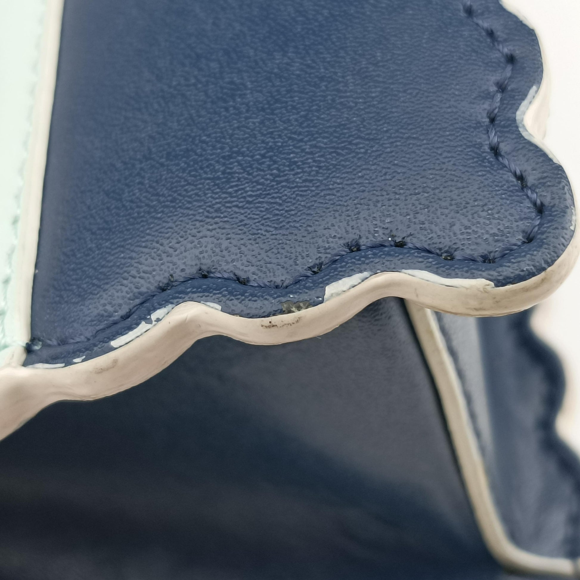 Kan I Blue×Multicolour Leather 8BT283 8BT283-OYA 178-0501キャナイ ブルー×マルチカラー レザー 8BT283 8BT283-OYA 178-0501