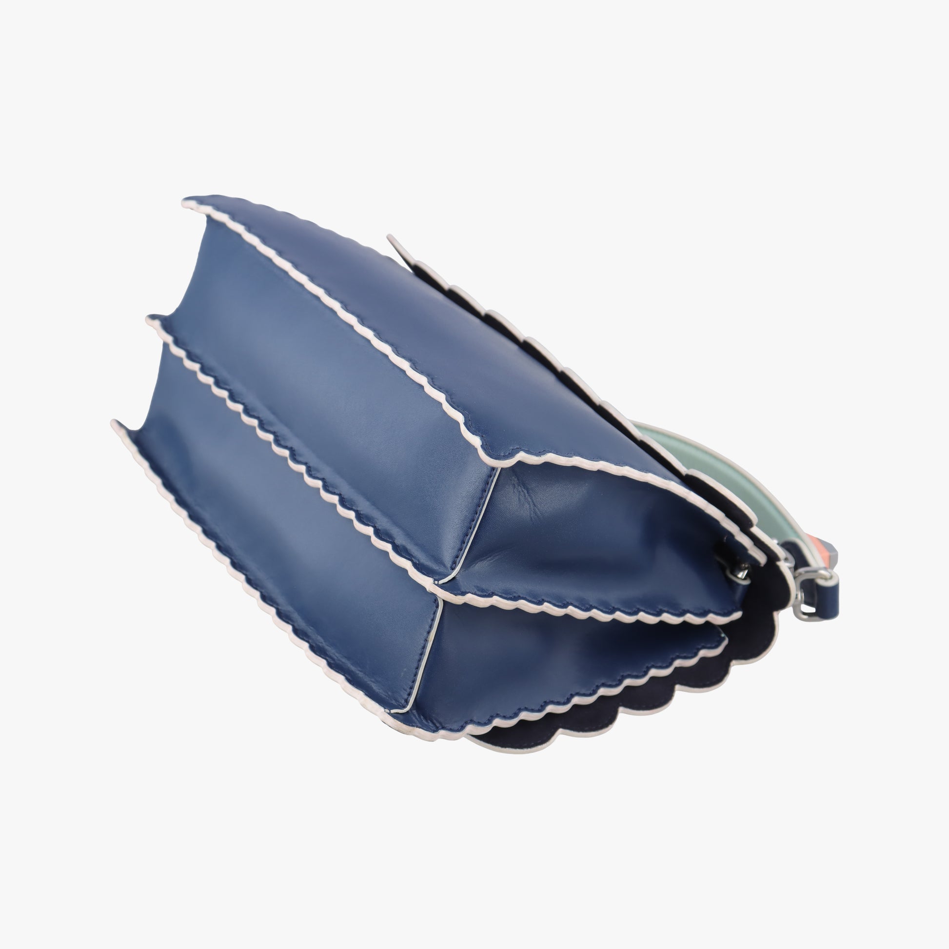 Kan I Blue×Multicolour Leather 8BT283 8BT283-OYA 178-0501キャナイ ブルー×マルチカラー レザー 8BT283 8BT283-OYA 178-0501