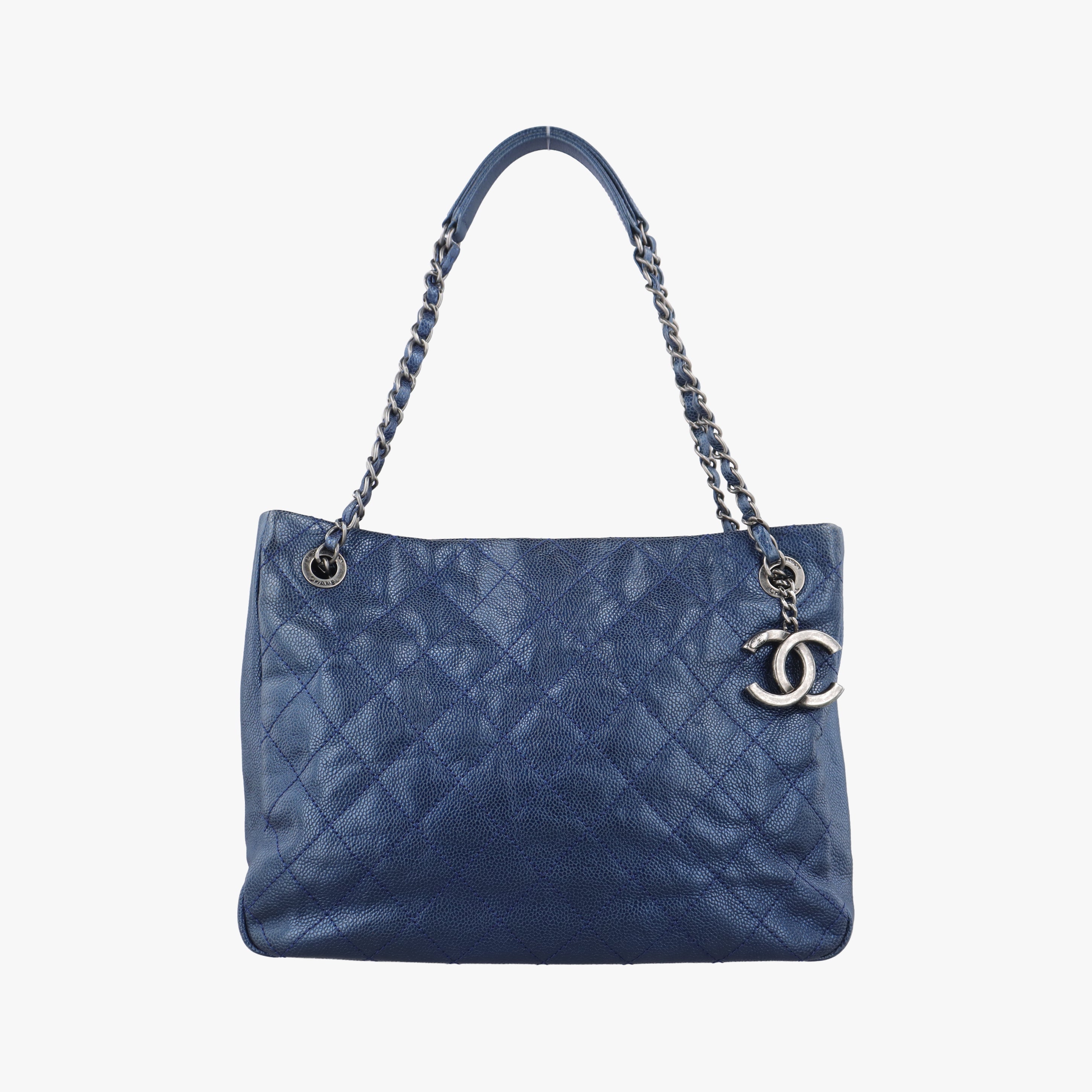 Matelasse Cocomark GST Blue Caviar Leather A67414 17109121マトラッセ ココマークGST ブルー キャビアレザー A67414 17109121