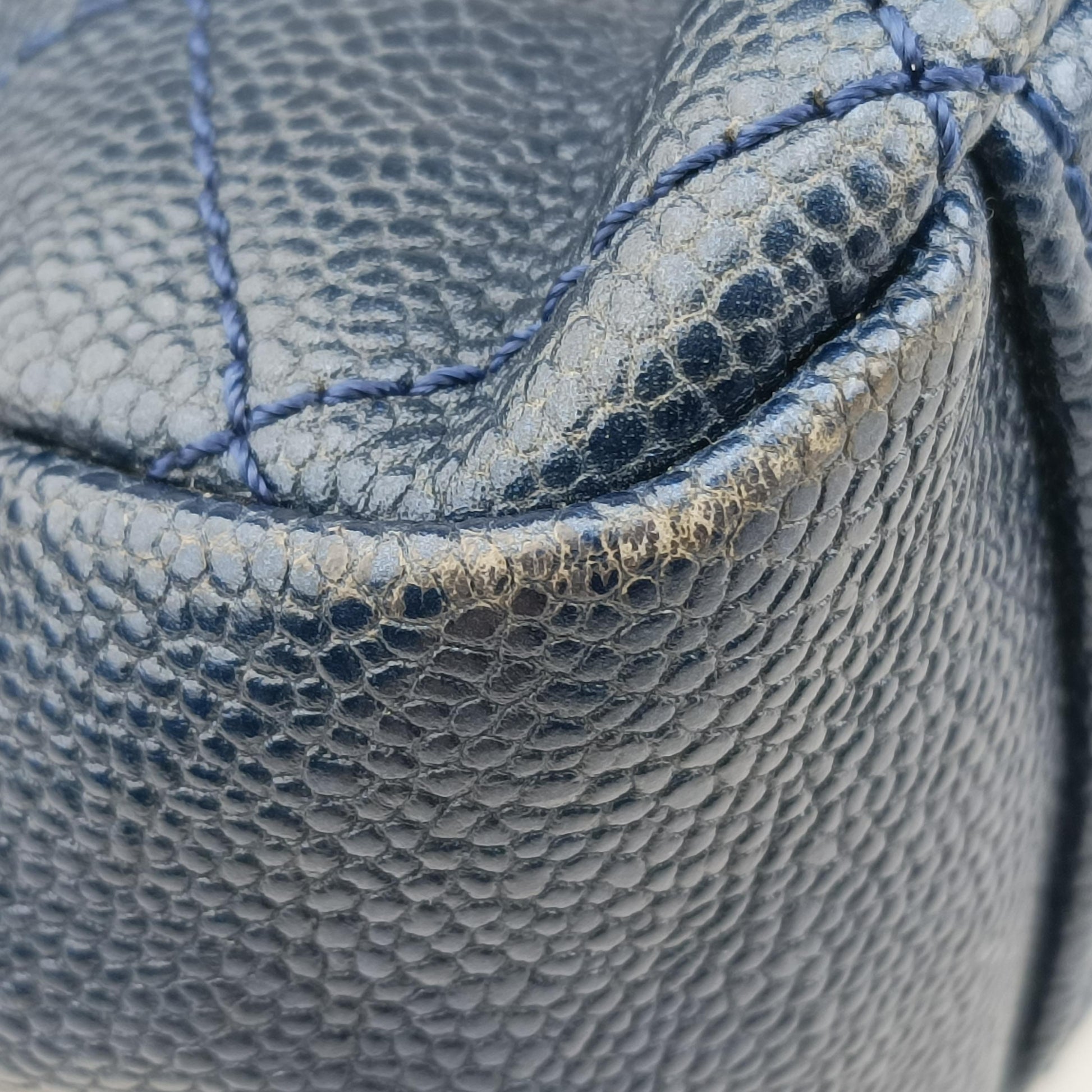 Matelasse Cocomark GST Blue Caviar Leather A67414 17109121マトラッセ ココマークGST ブルー キャビアレザー A67414 17109121