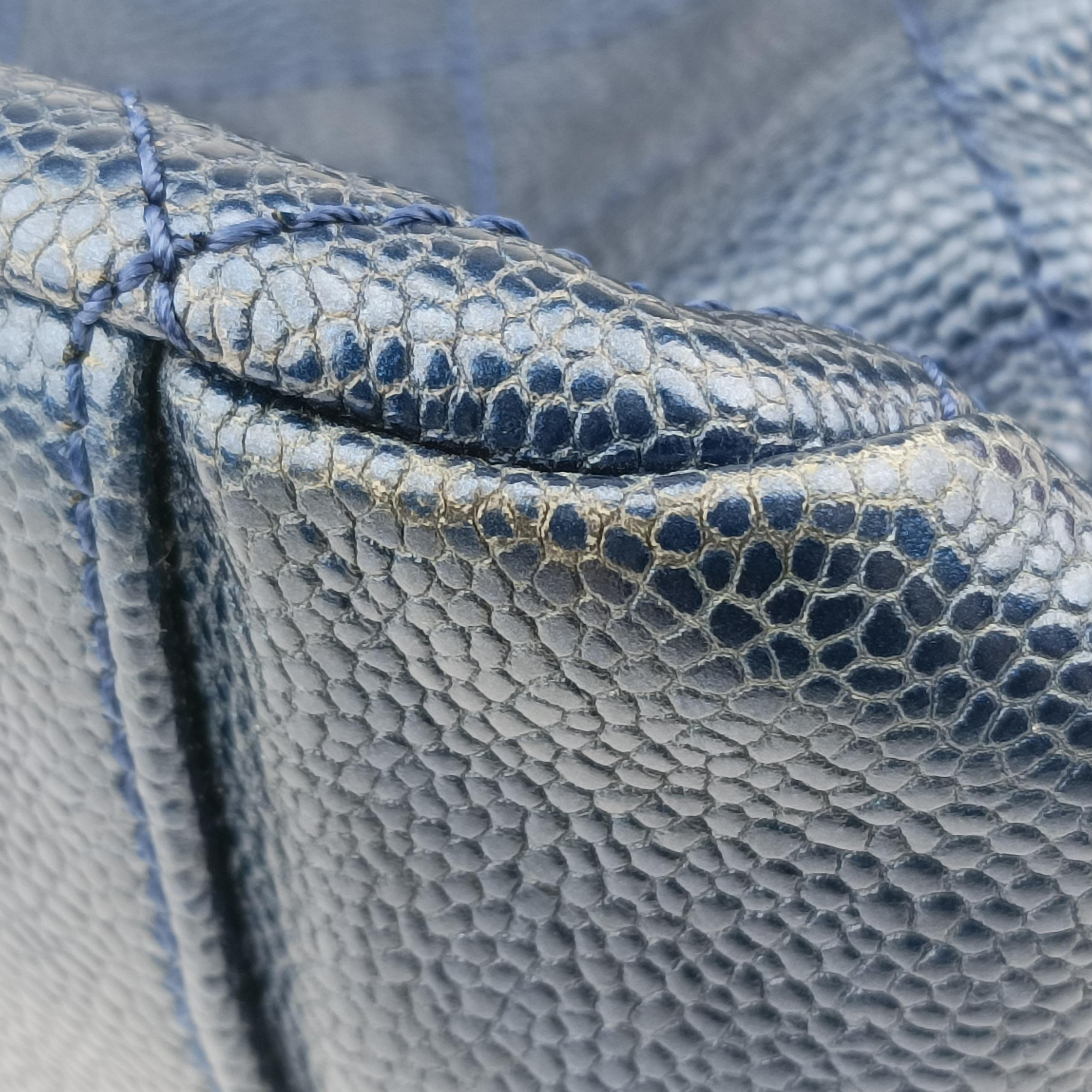 Matelasse Cocomark GST Blue Caviar Leather A67414 17109121マトラッセ ココマークGST ブルー キャビアレザー A67414 17109121