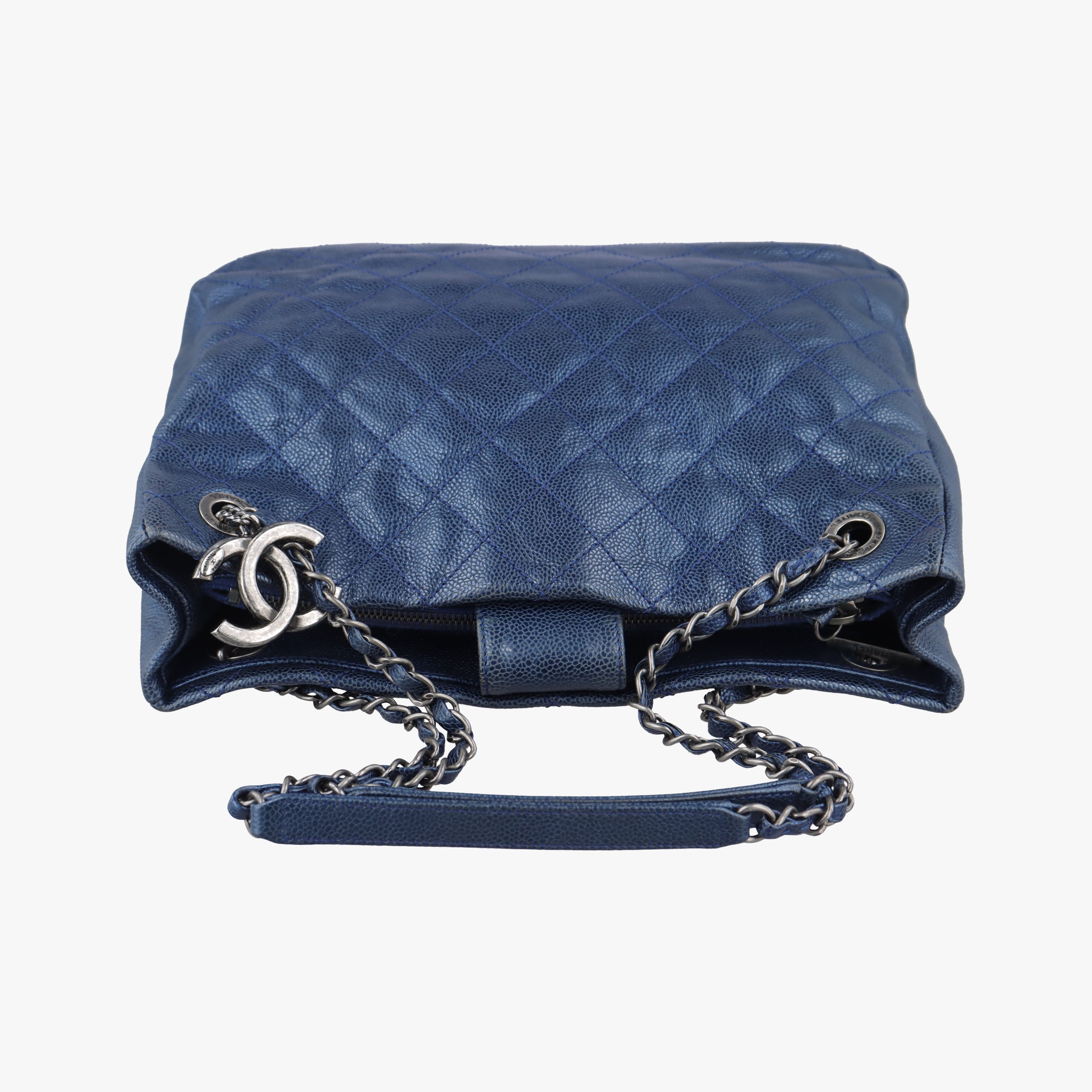 Matelasse Cocomark GST Blue Caviar Leather A67414 17109121マトラッセ ココマークGST ブルー キャビアレザー A67414 17109121