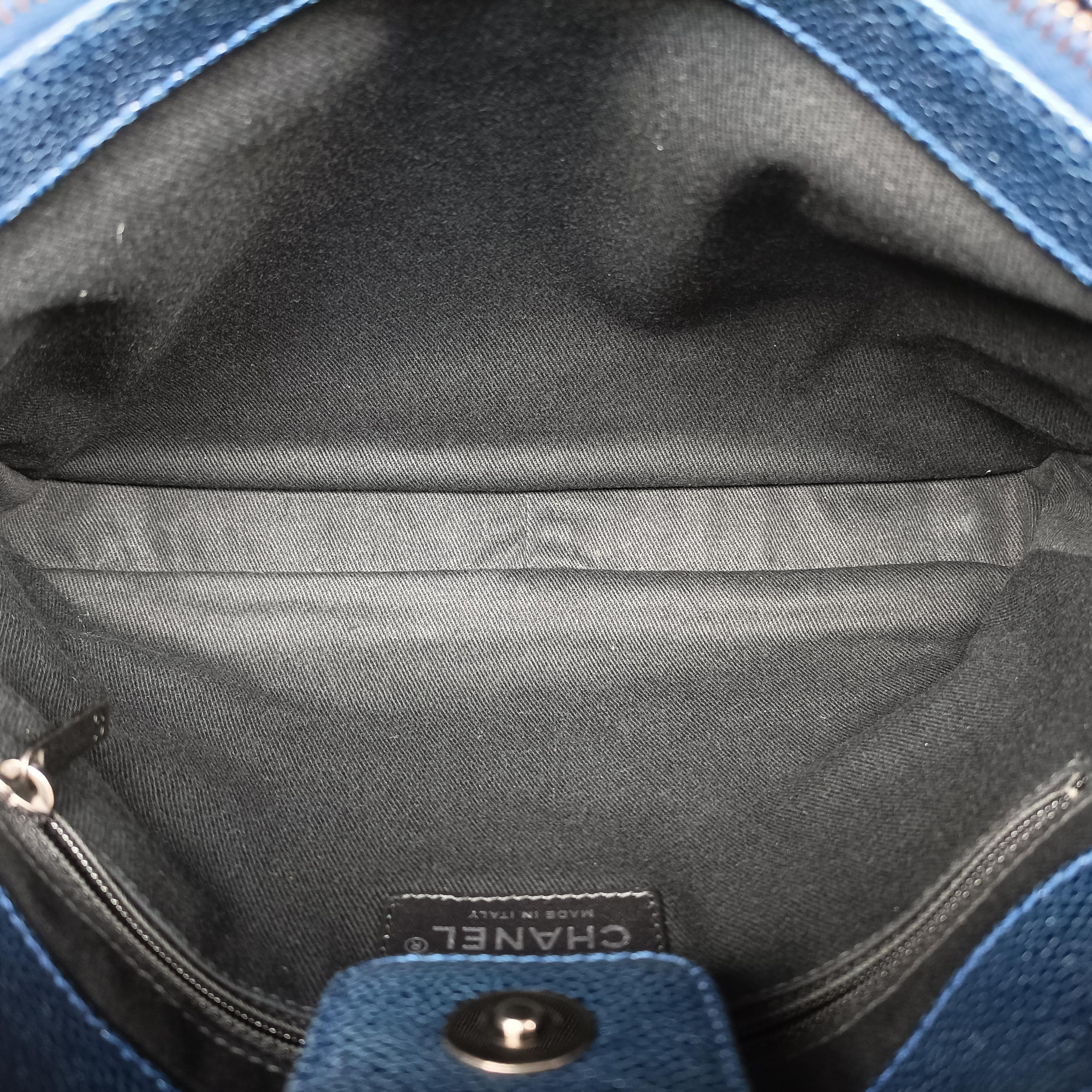 Matelasse Cocomark GST Blue Caviar Leather A67414 17109121マトラッセ ココマークGST ブルー キャビアレザー A67414 17109121