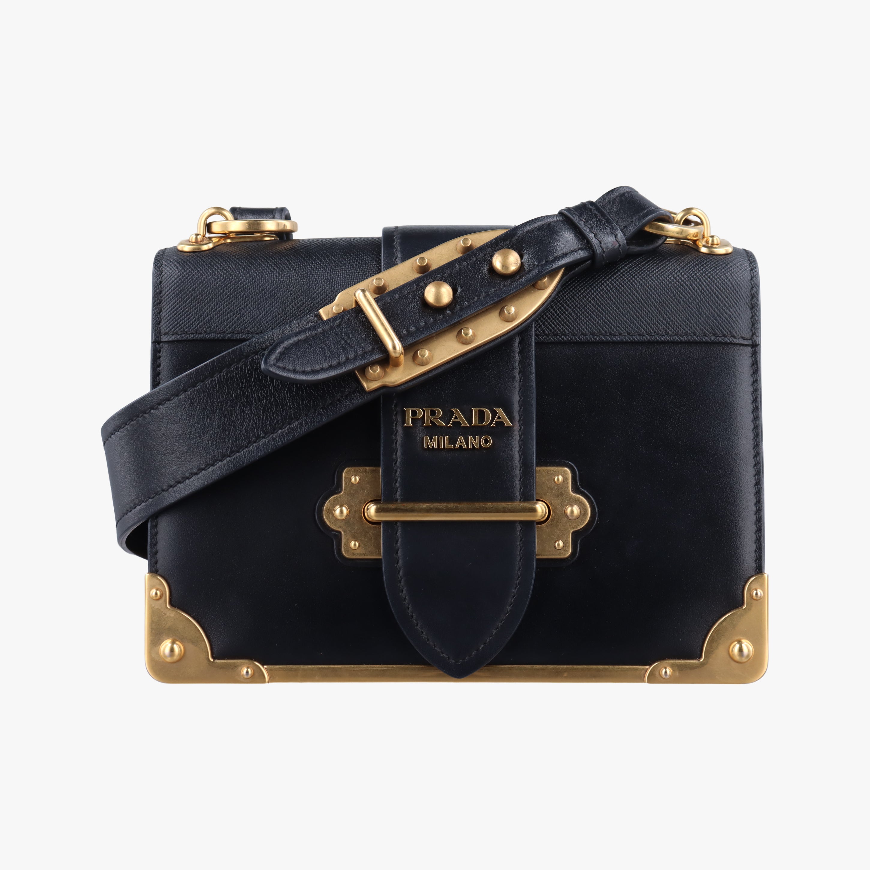 Cahier Black Leather 1BD045 25カイエ ブラック レザー 1BD045 25