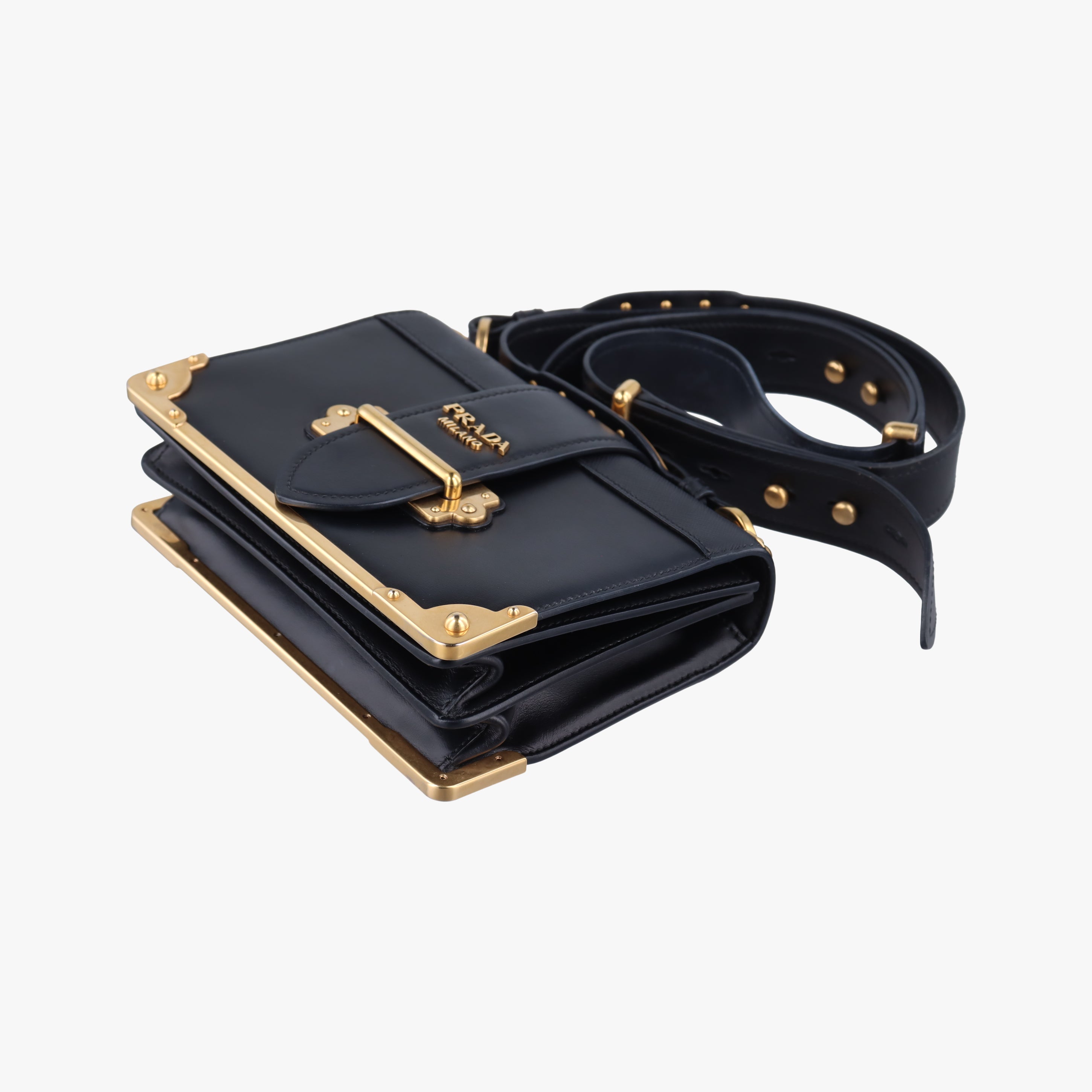 Cahier Black Leather 1BD045 25カイエ ブラック レザー 1BD045 25