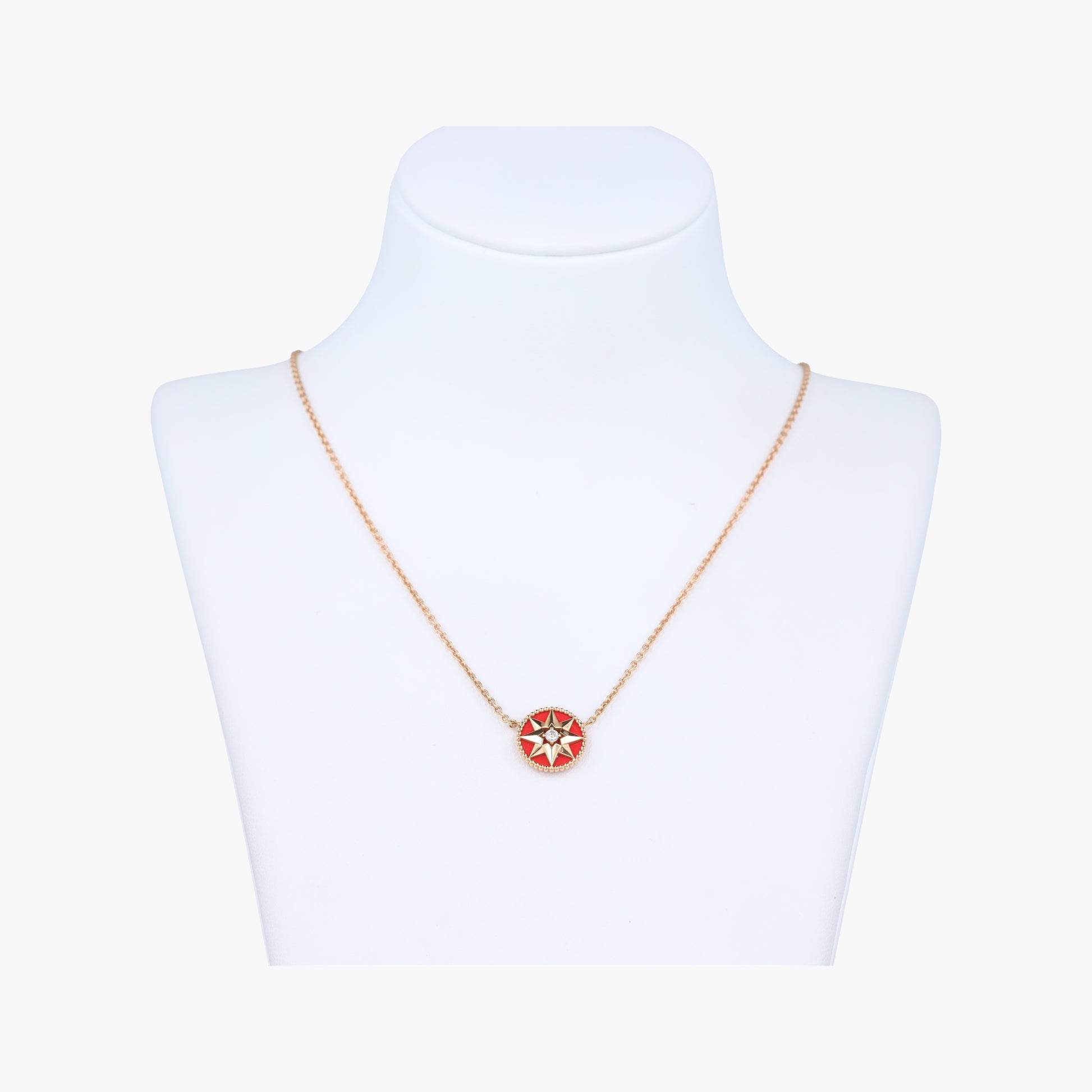 Rose des Vents medallion　 Red×golden AU750 125204ローズデヴァン メダリオン レッド×ゴールド AU750 125204