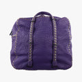 Intrecciato Trimmed Leather Purple Leather B00600165Bイントレチャートトリムレザー パープル レザー B00600165B