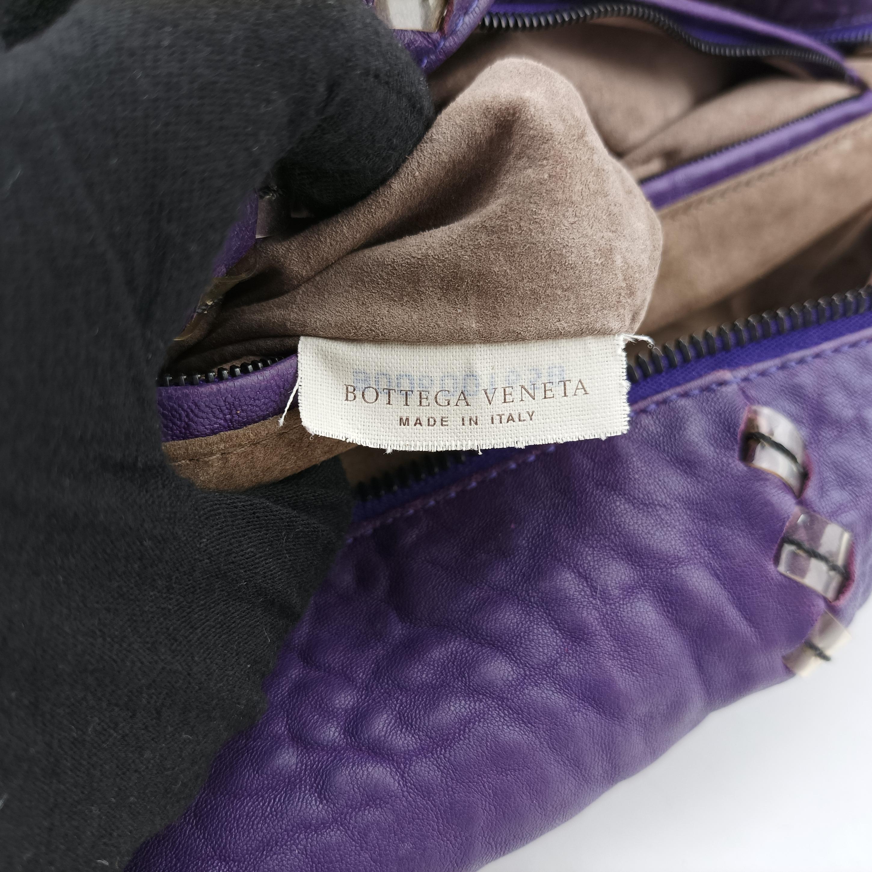 Intrecciato Trimmed Leather Purple Leather B00600165Bイントレチャートトリムレザー パープル レザー B00600165B