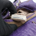 Intrecciato Trimmed Leather Purple Leather B00600165Bイントレチャートトリムレザー パープル レザー B00600165B