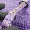 Intrecciato Trimmed Leather Purple Leather B00600165Bイントレチャートトリムレザー パープル レザー B00600165B