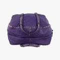 Intrecciato Trimmed Leather Purple Leather B00600165Bイントレチャートトリムレザー パープル レザー B00600165B