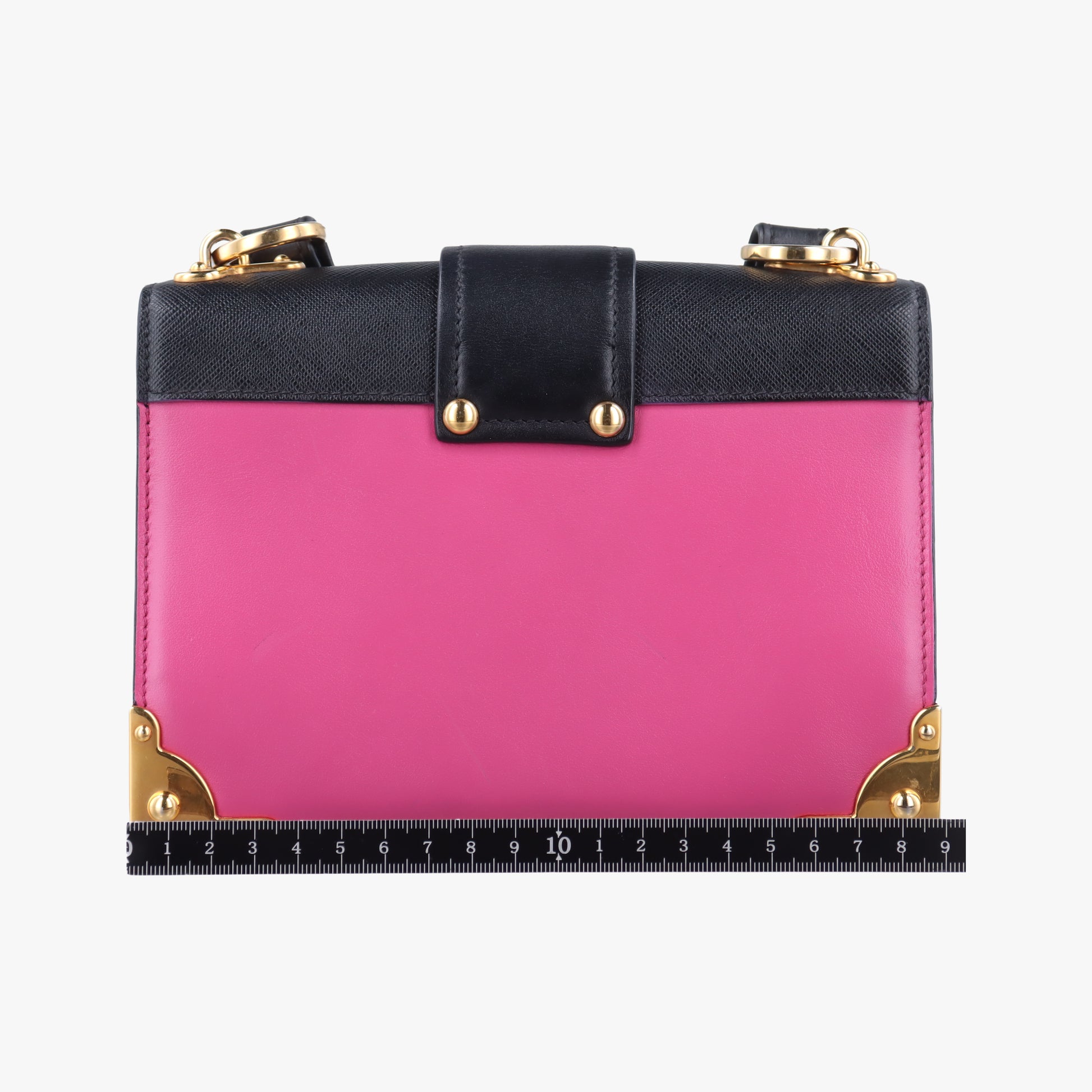 Cahier Pink×Black Leather 1BD045 25カイエ ピンク×ブラック レザー 1BD045 25