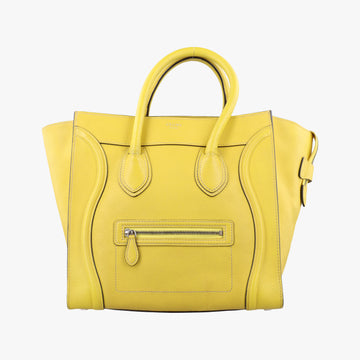 Luggage Mini Shopper Yellow Leather F-SA-0172 S-MM-0182ラゲージミニショッパー イエロー レザー F-SA-0172 S-MM-0182