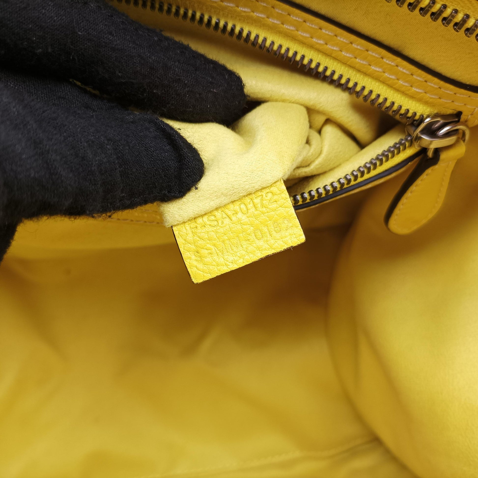 Luggage Mini Shopper Yellow Leather F-SA-0172 S-MM-0182ラゲージミニショッパー イエロー レザー F-SA-0172 S-MM-0182