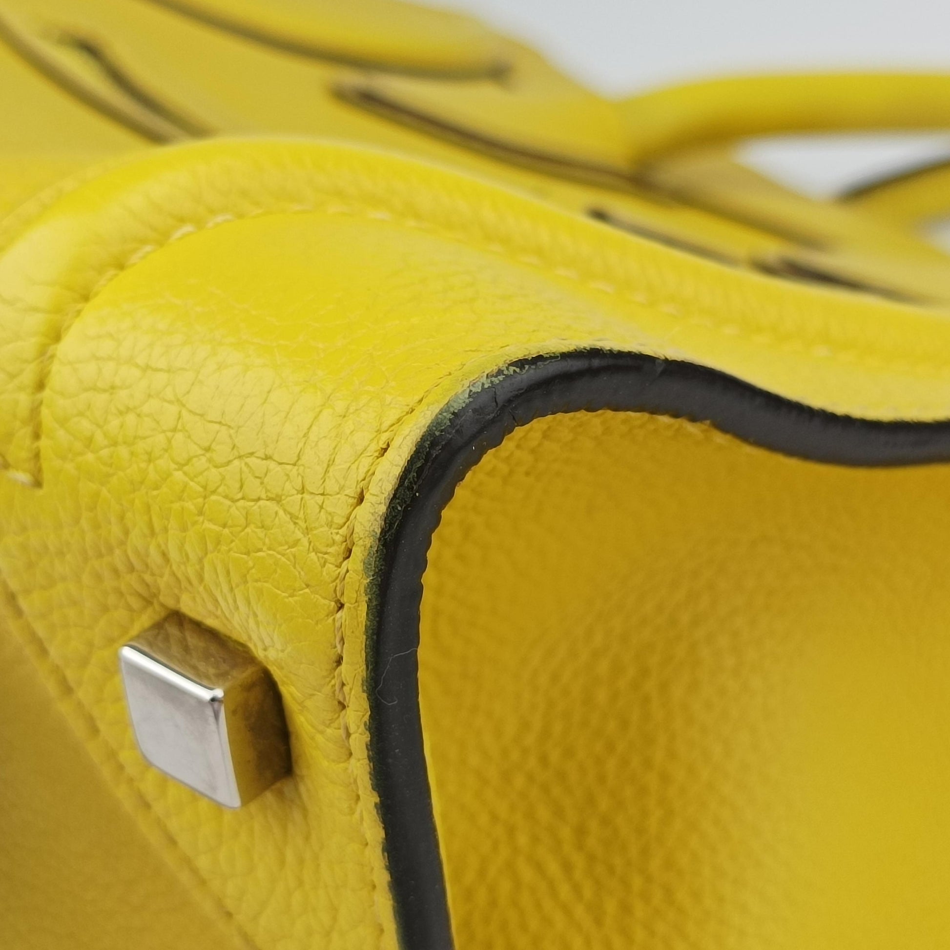 Luggage Mini Shopper Yellow Leather F-SA-0172 S-MM-0182ラゲージミニショッパー イエロー レザー F-SA-0172 S-MM-0182