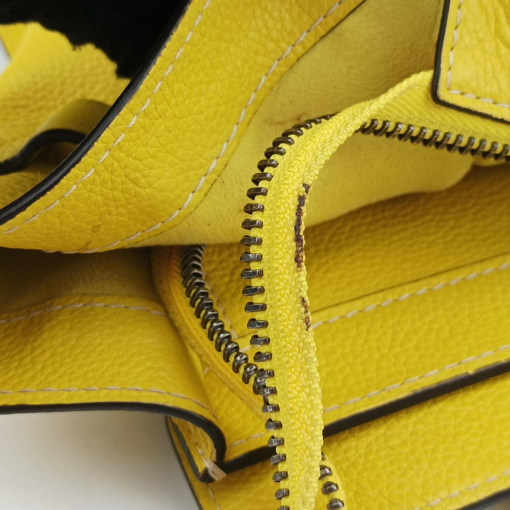 Luggage Mini Shopper Yellow Leather F-SA-0172 S-MM-0182ラゲージミニショッパー イエロー レザー F-SA-0172 S-MM-0182