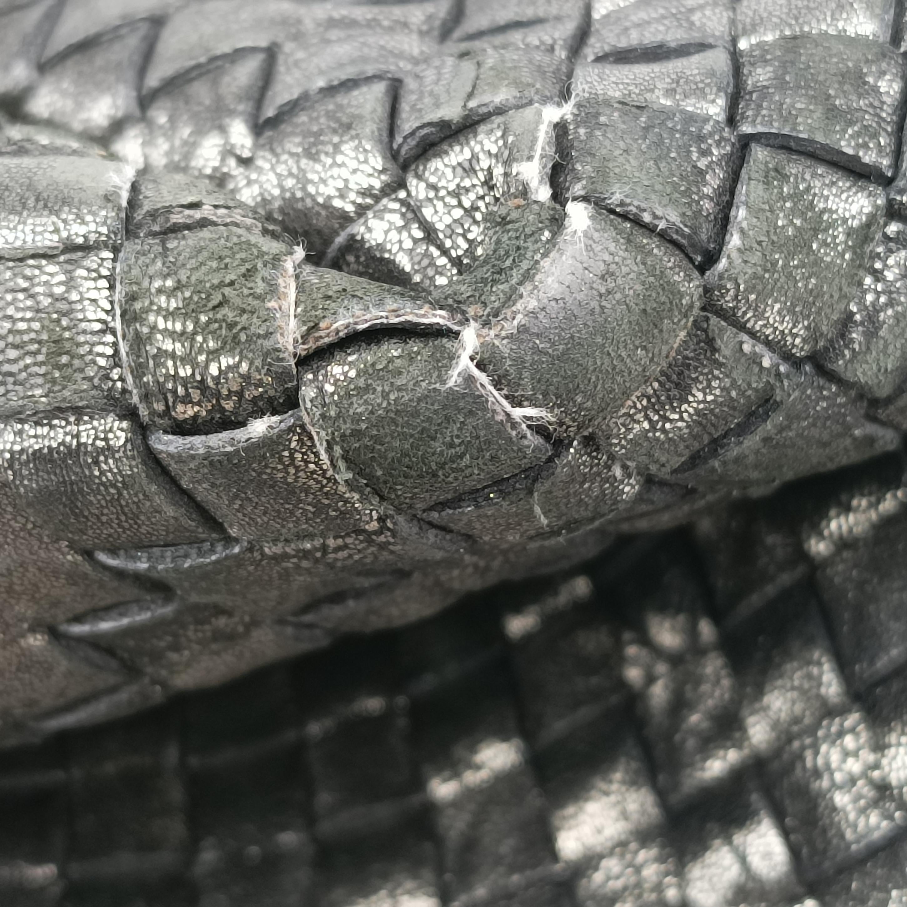 CABAT Dark Silver lambskin Lot number unknownカバ ダークシルバー ラムスキン 製番不明