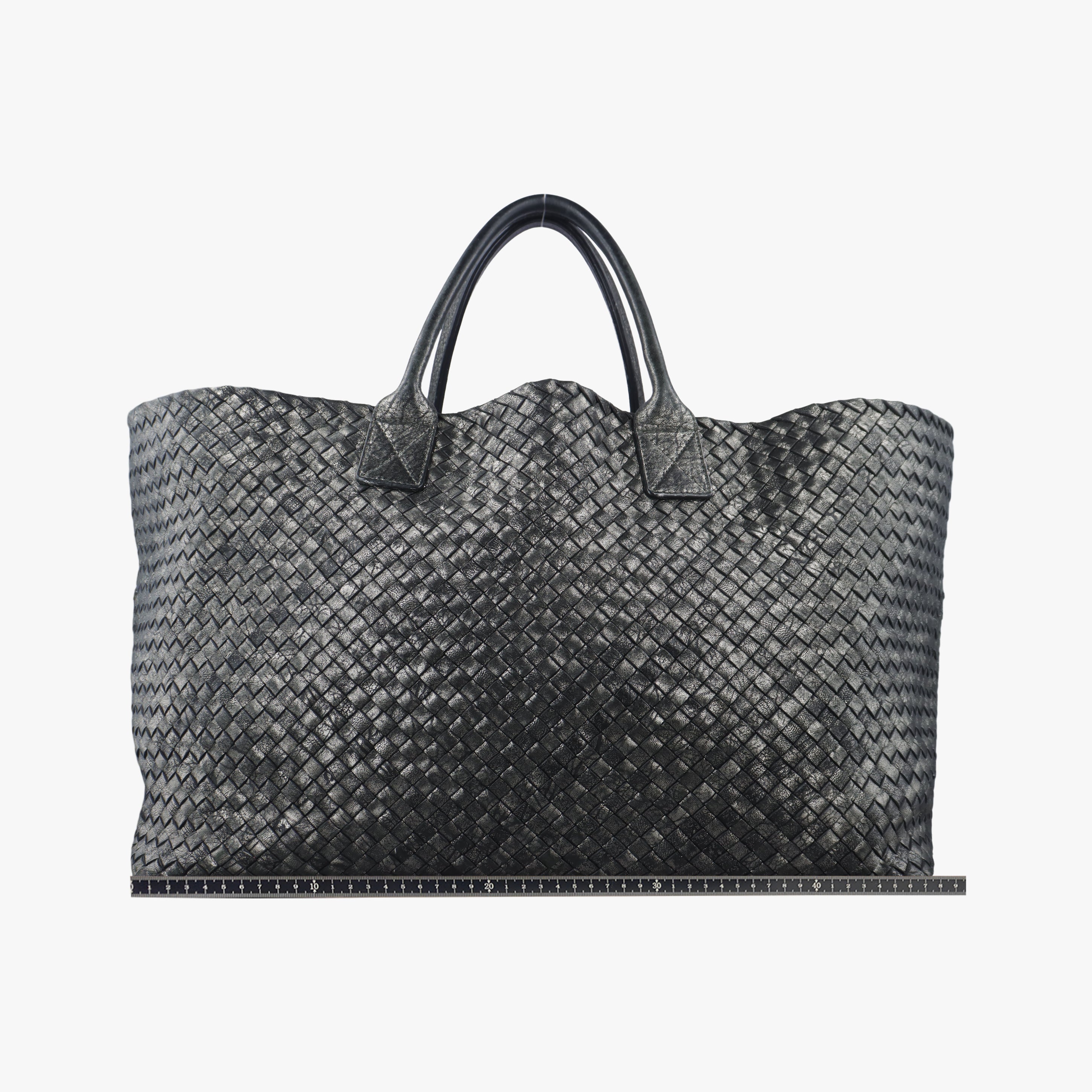 CABAT Dark Silver lambskin Lot number unknownカバ ダークシルバー ラムスキン 製番不明