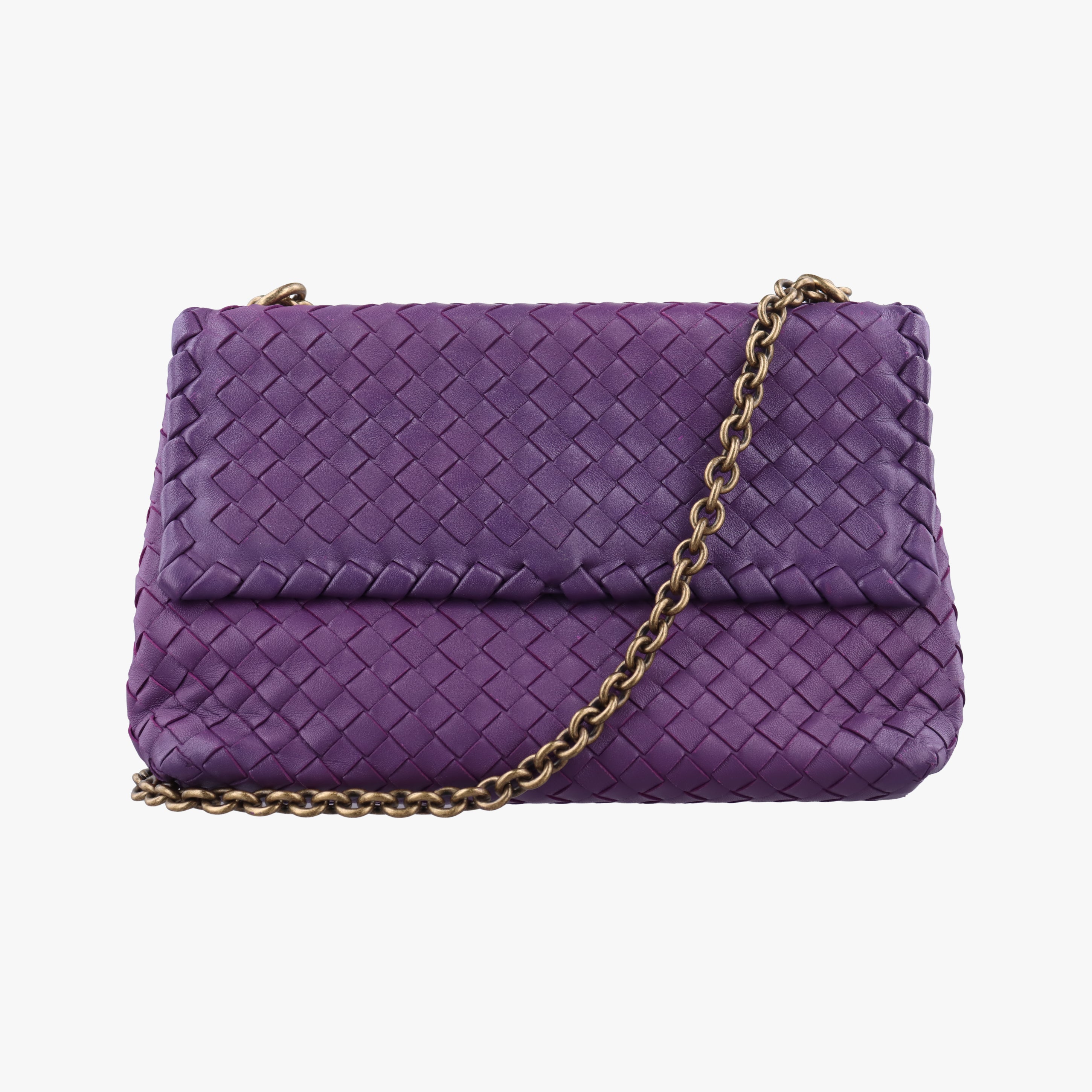 Intrecciato Olimpia Purple lambskin B07506785Pイントレチャート オリンピア パープル ラムスキン B07506785P