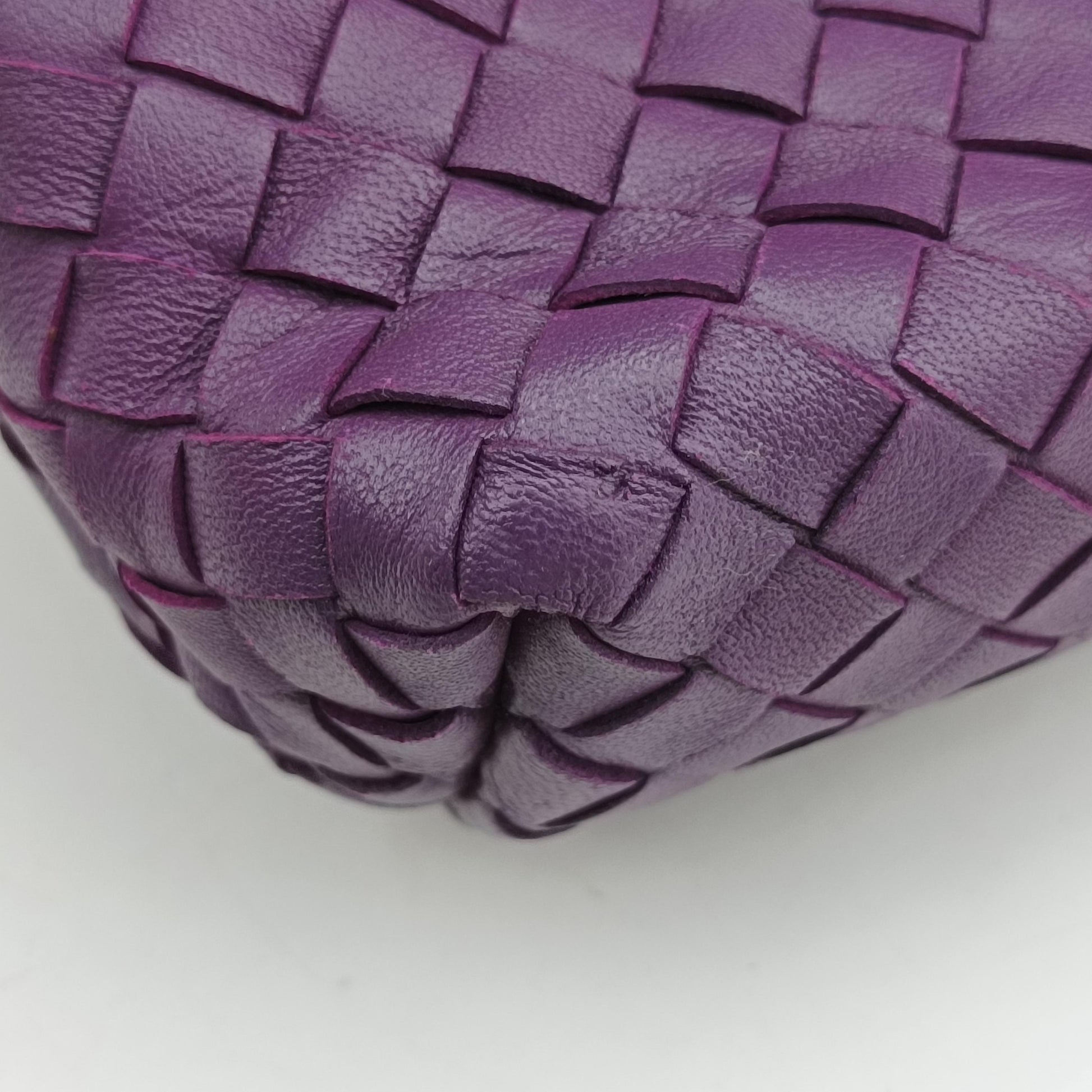 Intrecciato Olimpia Purple lambskin B07506785Pイントレチャート オリンピア パープル ラムスキン B07506785P