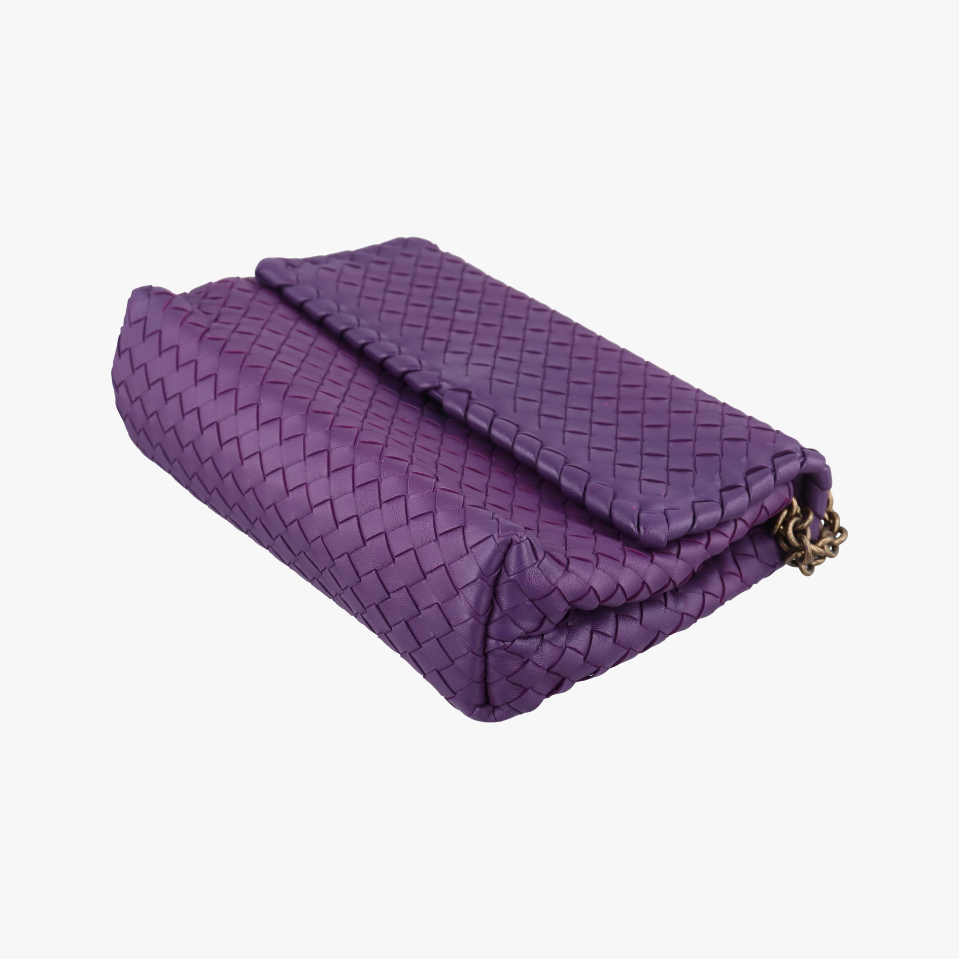 Intrecciato Olimpia Purple lambskin B07506785Pイントレチャート オリンピア パープル ラムスキン B07506785P