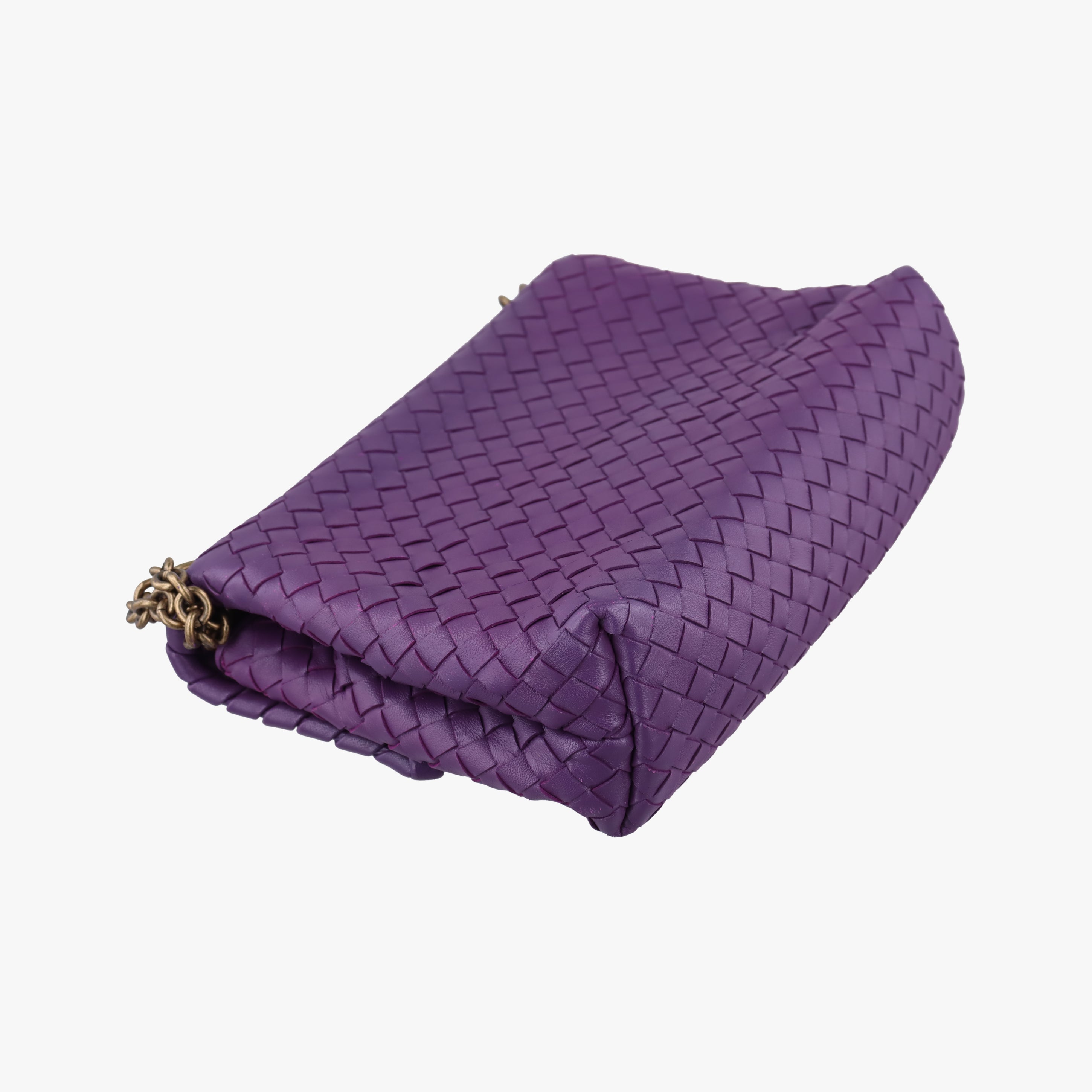Intrecciato Olimpia Purple lambskin B07506785Pイントレチャート オリンピア パープル ラムスキン B07506785P