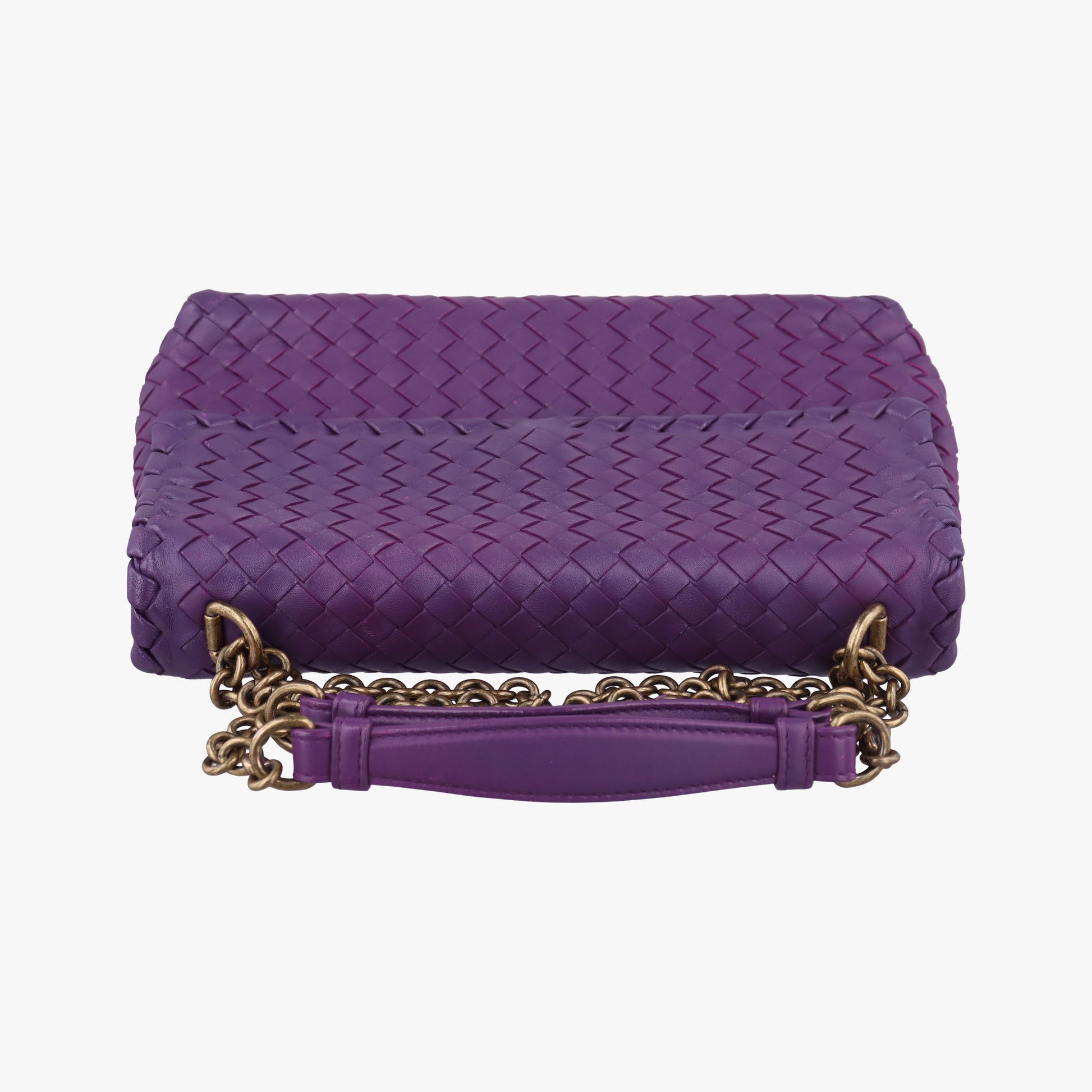 Intrecciato Olimpia Purple lambskin B07506785Pイントレチャート オリンピア パープル ラムスキン B07506785P