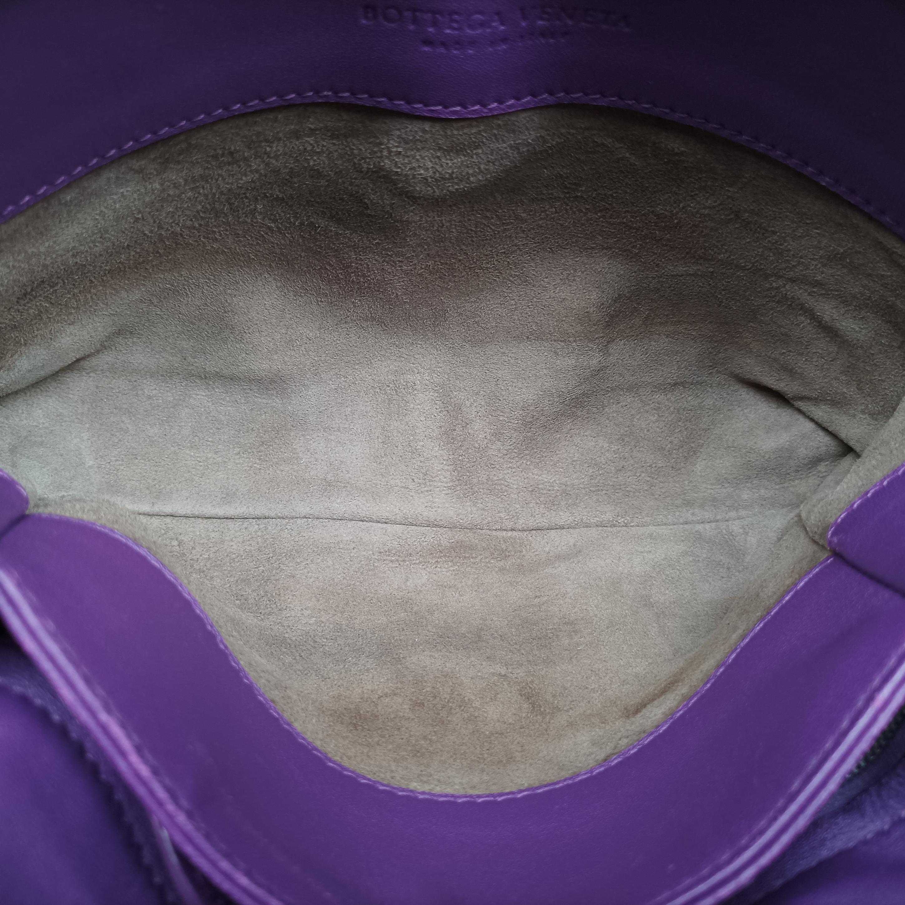 Intrecciato Olimpia Purple lambskin B07506785Pイントレチャート オリンピア パープル ラムスキン B07506785P