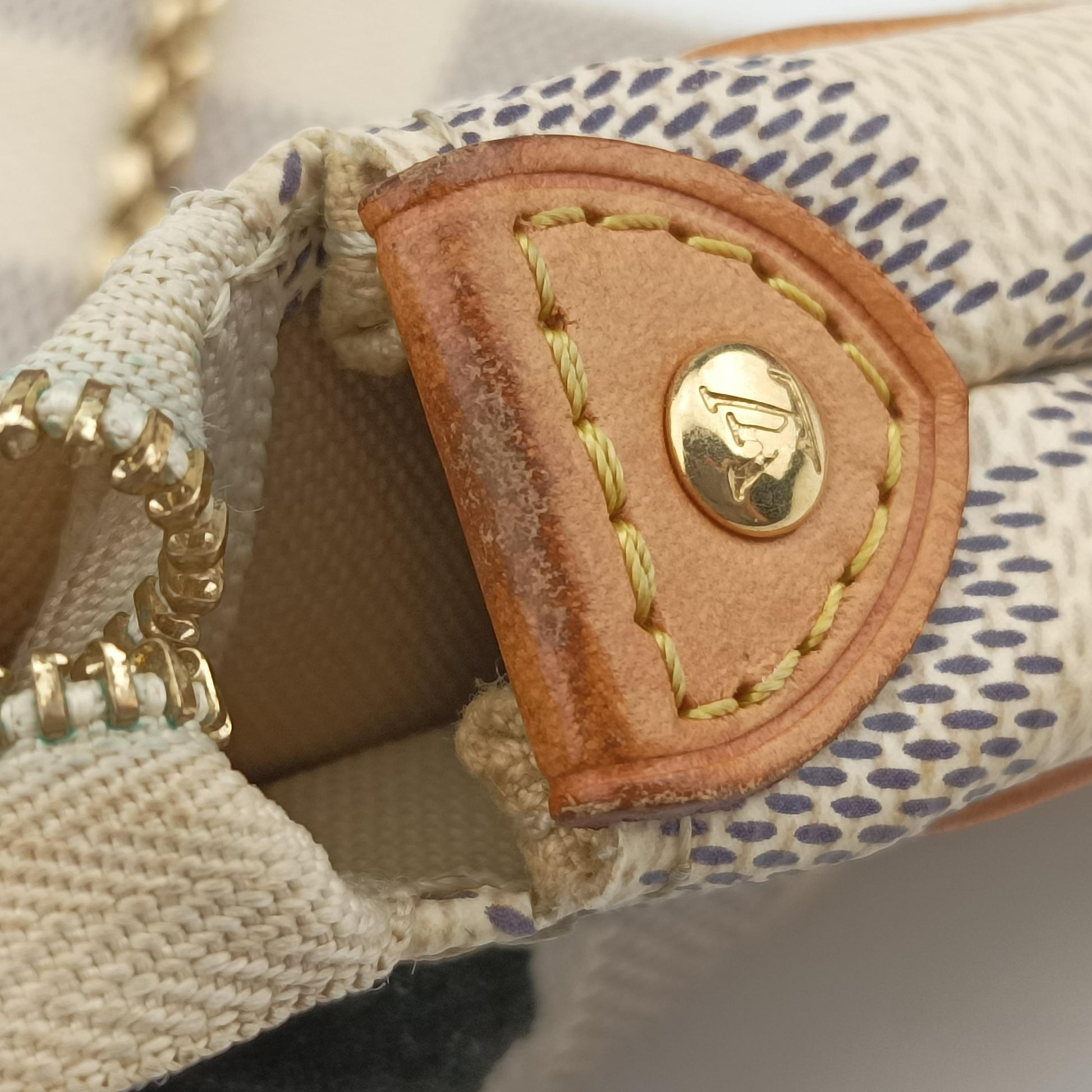 EVA Azur Damier Canvas N55214 MB0136エヴァ アズール ダミエキャンバス N55214 MB0136