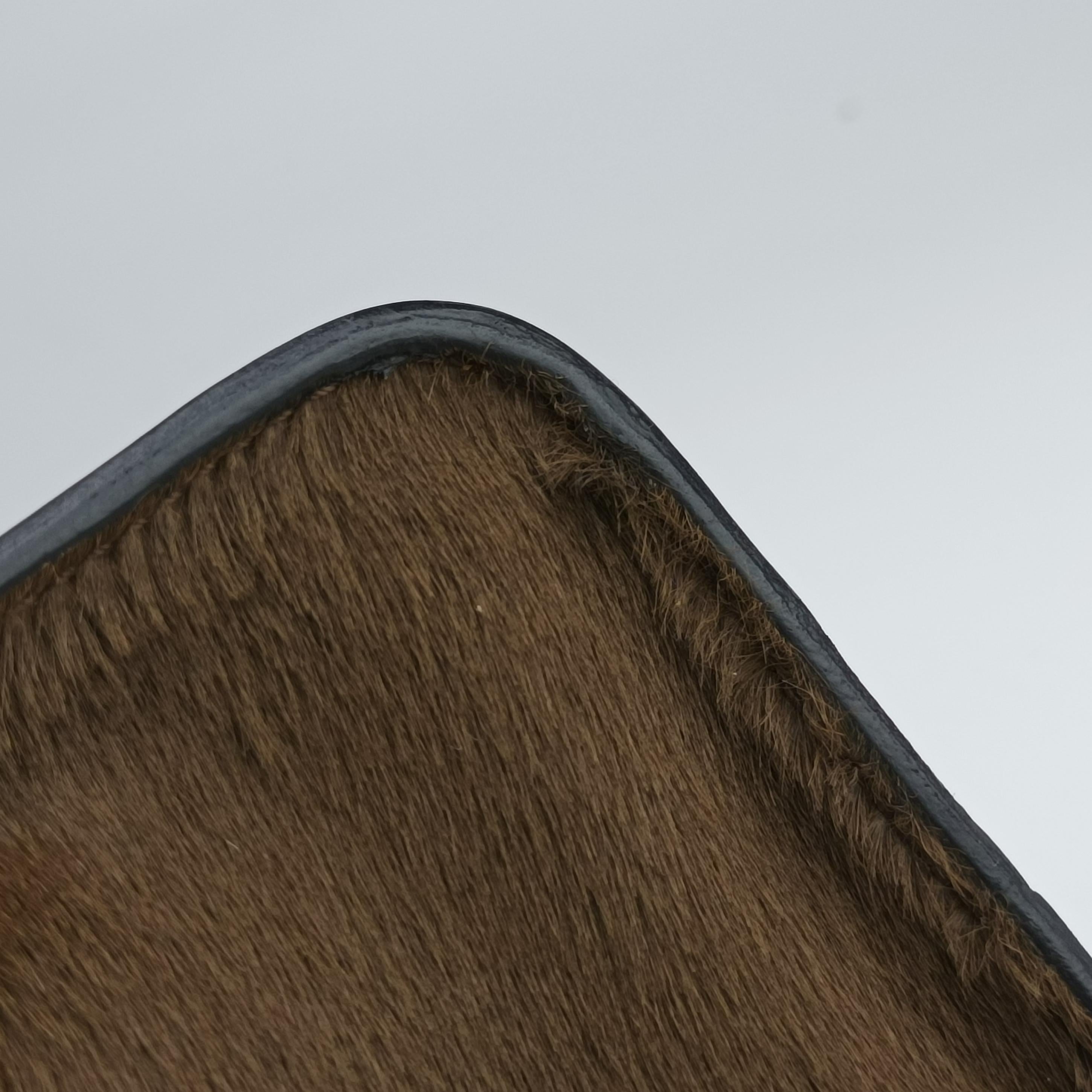 luggage nano shopper Blue x Black x Brown Leather×ponyhair F-GA-0142ラゲージナノショッパー ブルー×ブラック×ブラウン レザー×ハラコ F-GA-0142