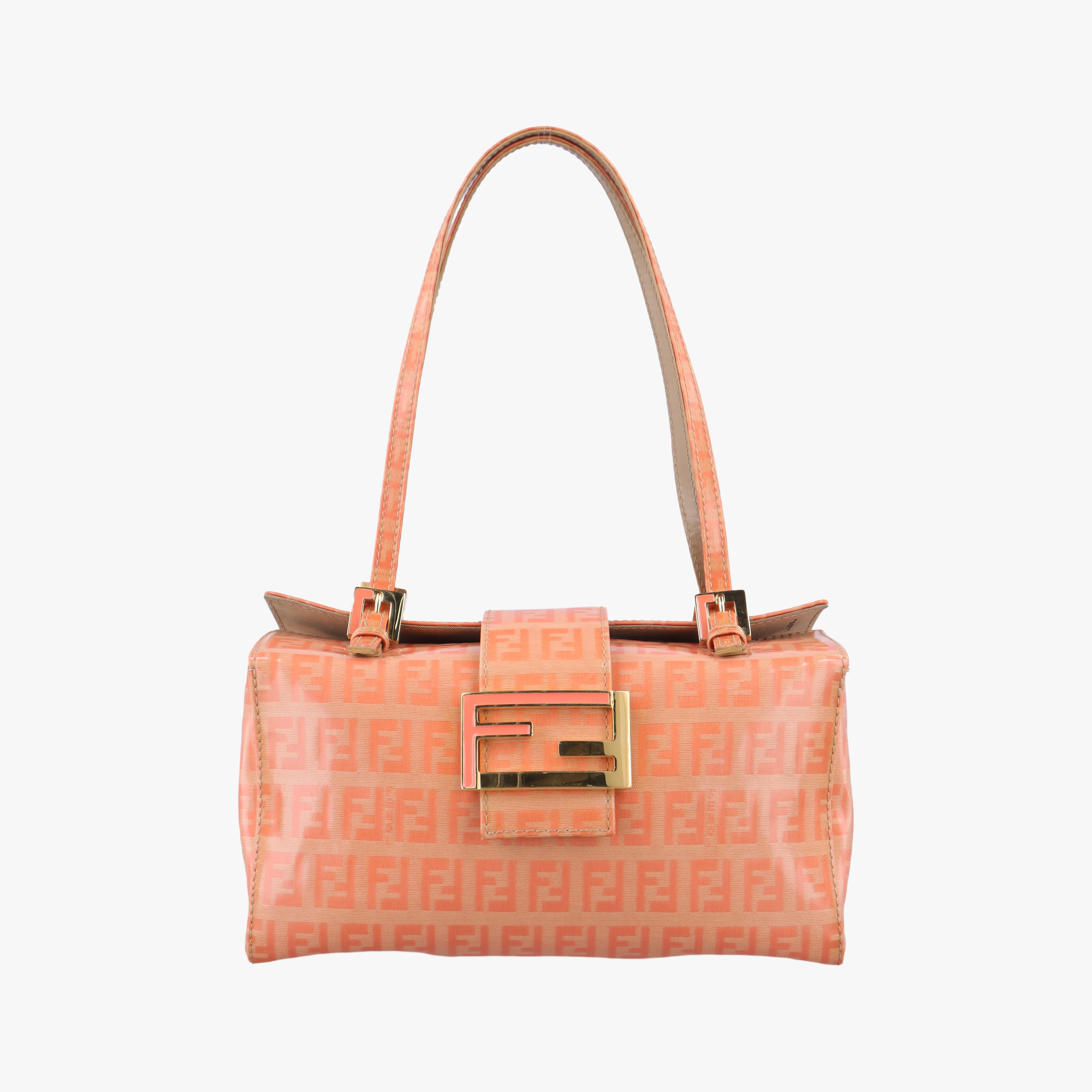 FF Zucca orange×Multicolour Patent 101633 10163350002エフエフズッカ オレンジ×マルチカラー パテント 101633 10163350002