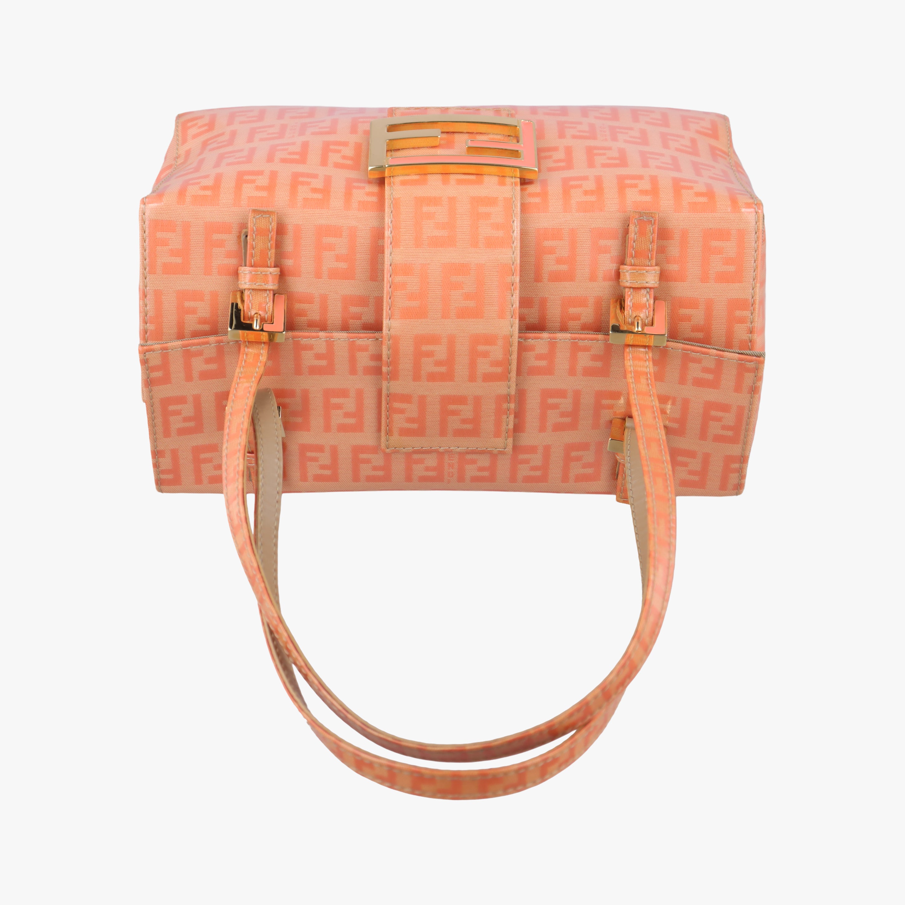 FF Zucca orange×Multicolour Patent 101633 10163350002エフエフズッカ オレンジ×マルチカラー パテント 101633 10163350002