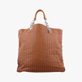 Soft Lady Dior Canage INTRECCIATO Tote Brown lambskin 01-RU-0078ソフト レディディオール カナージュ イントレチャート トート ブラウン ラムスキン 01-RU-0078