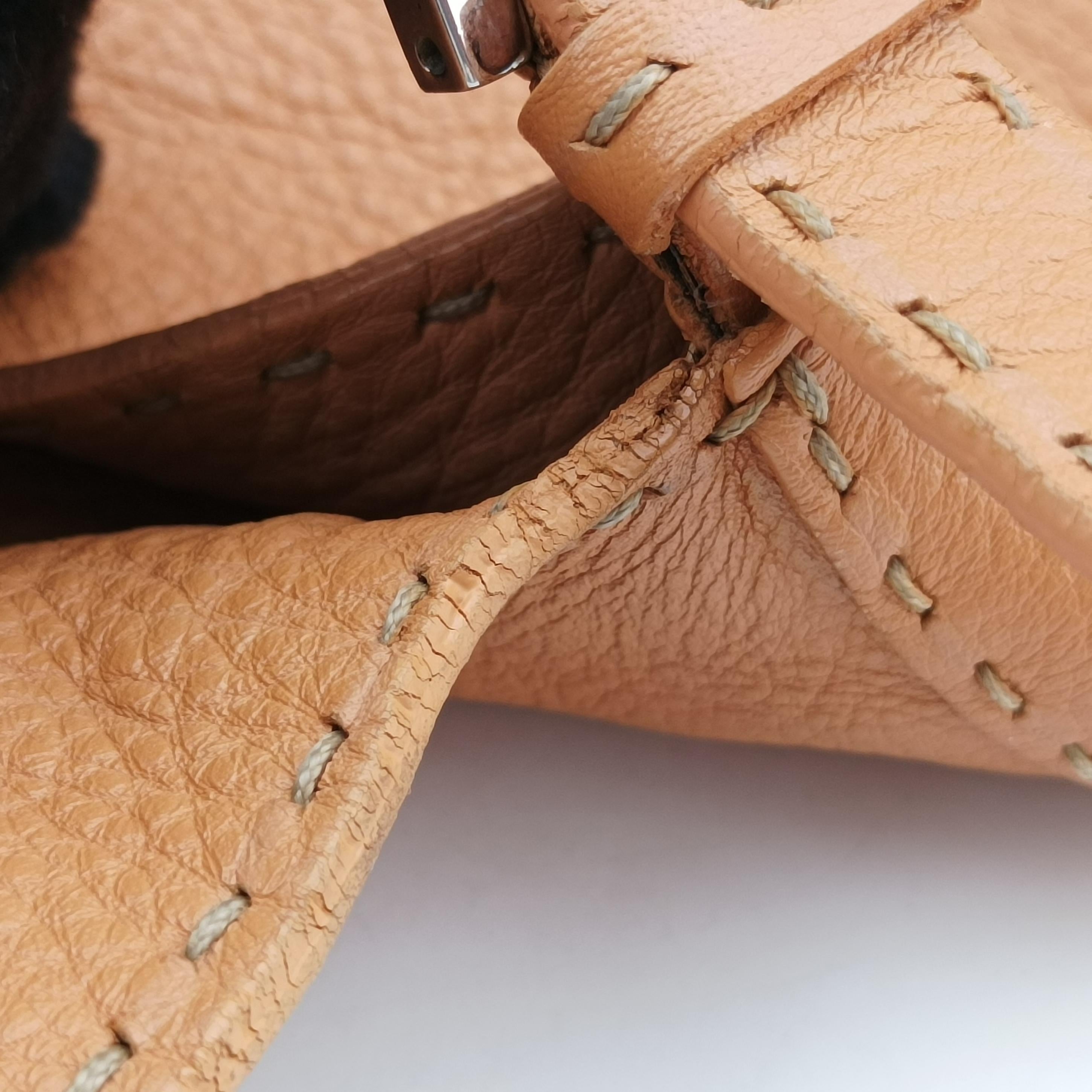 Mamma Baguette beige Leather Lot number unknownマンマバゲット ベージュ レザー 製番不明