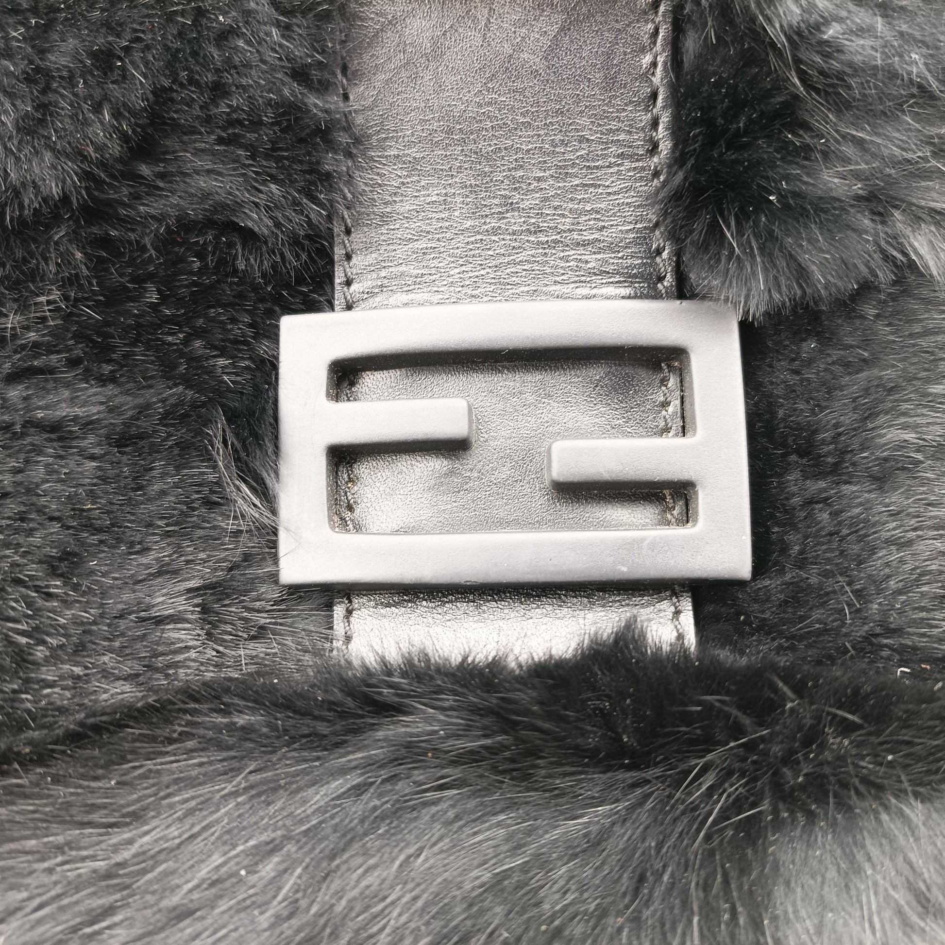 Baguette Zucchino Black ponyhair 8BR001 2241-8BR001-WCX-078マンマバケット ズッキーノ柄 ブラック ハラコ 8BR001 2241-8BR001-WCX-078