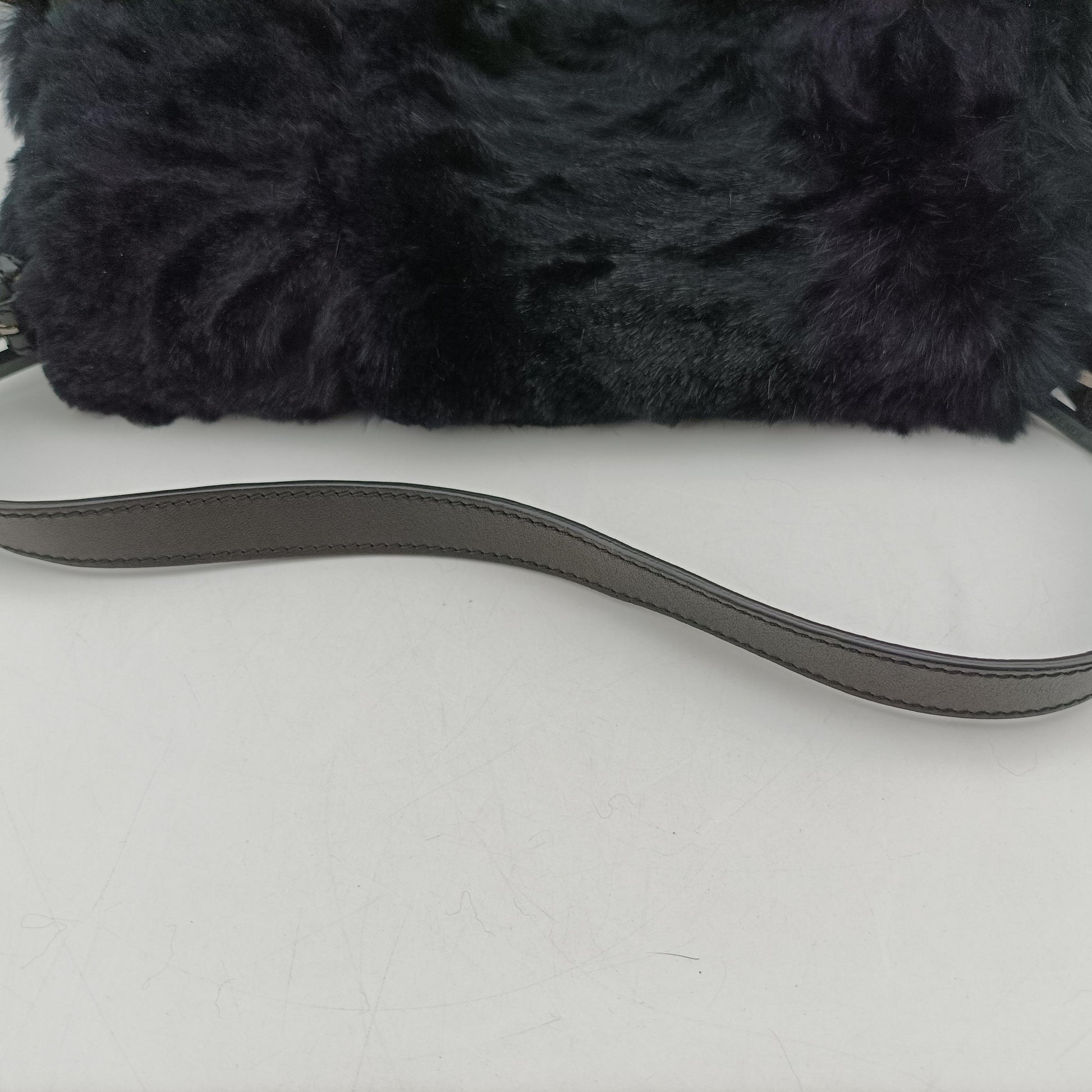 Baguette Zucchino Black ponyhair 8BR001 2241-8BR001-WCX-078マンマバケット ズッキーノ柄 ブラック ハラコ 8BR001 2241-8BR001-WCX-078